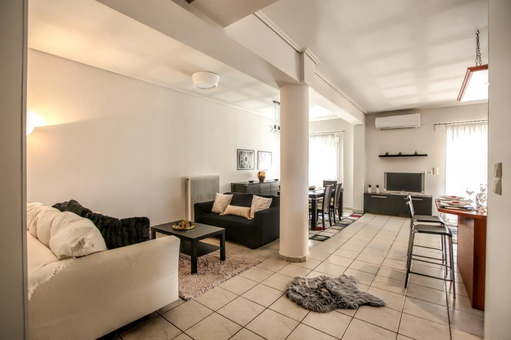 Living room in Grand Meteora Central Luxury Apartment