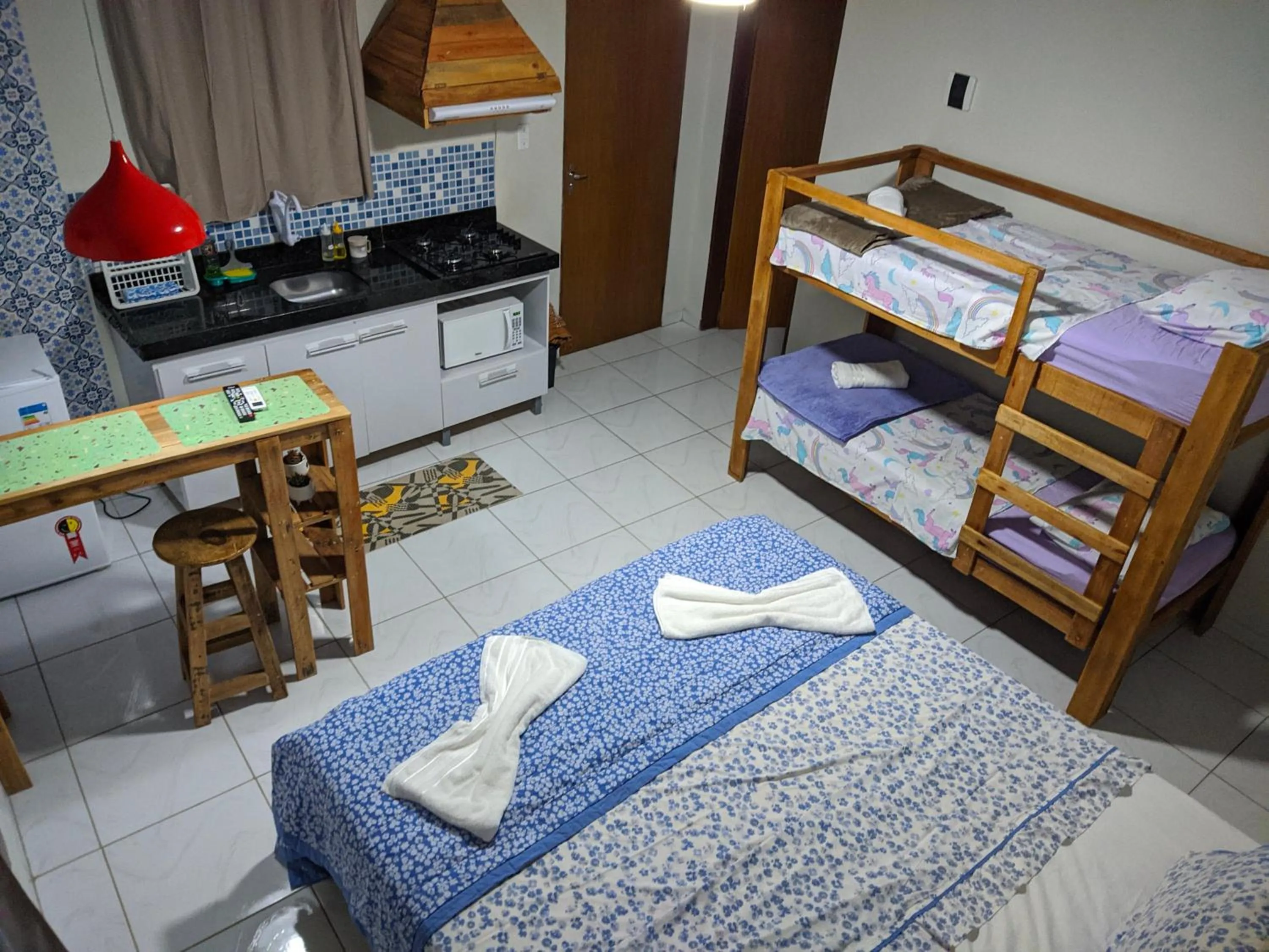 Bed in Pousada Viana