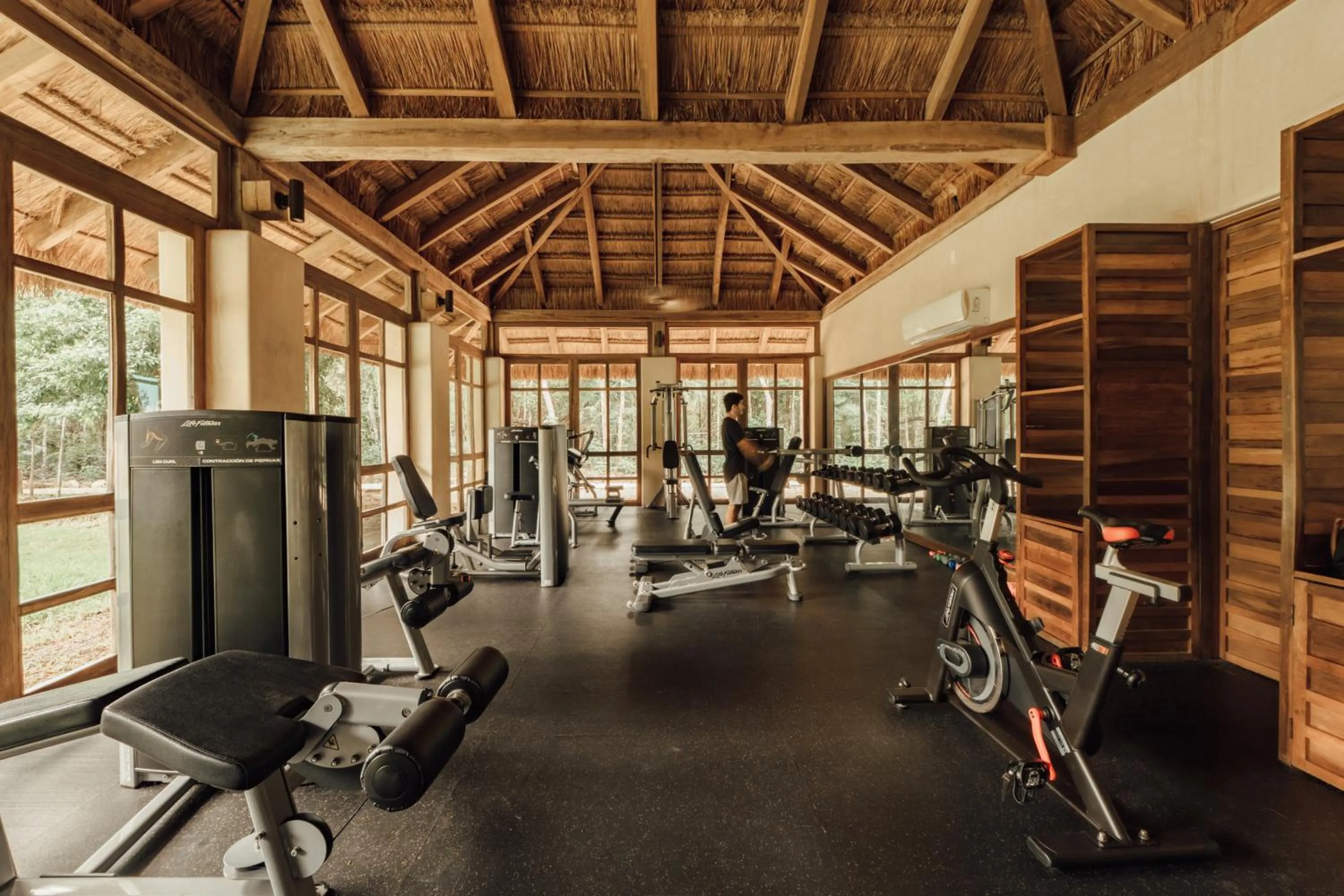Fitness centre/facilities in Lumina at LOSANTOS Tulum