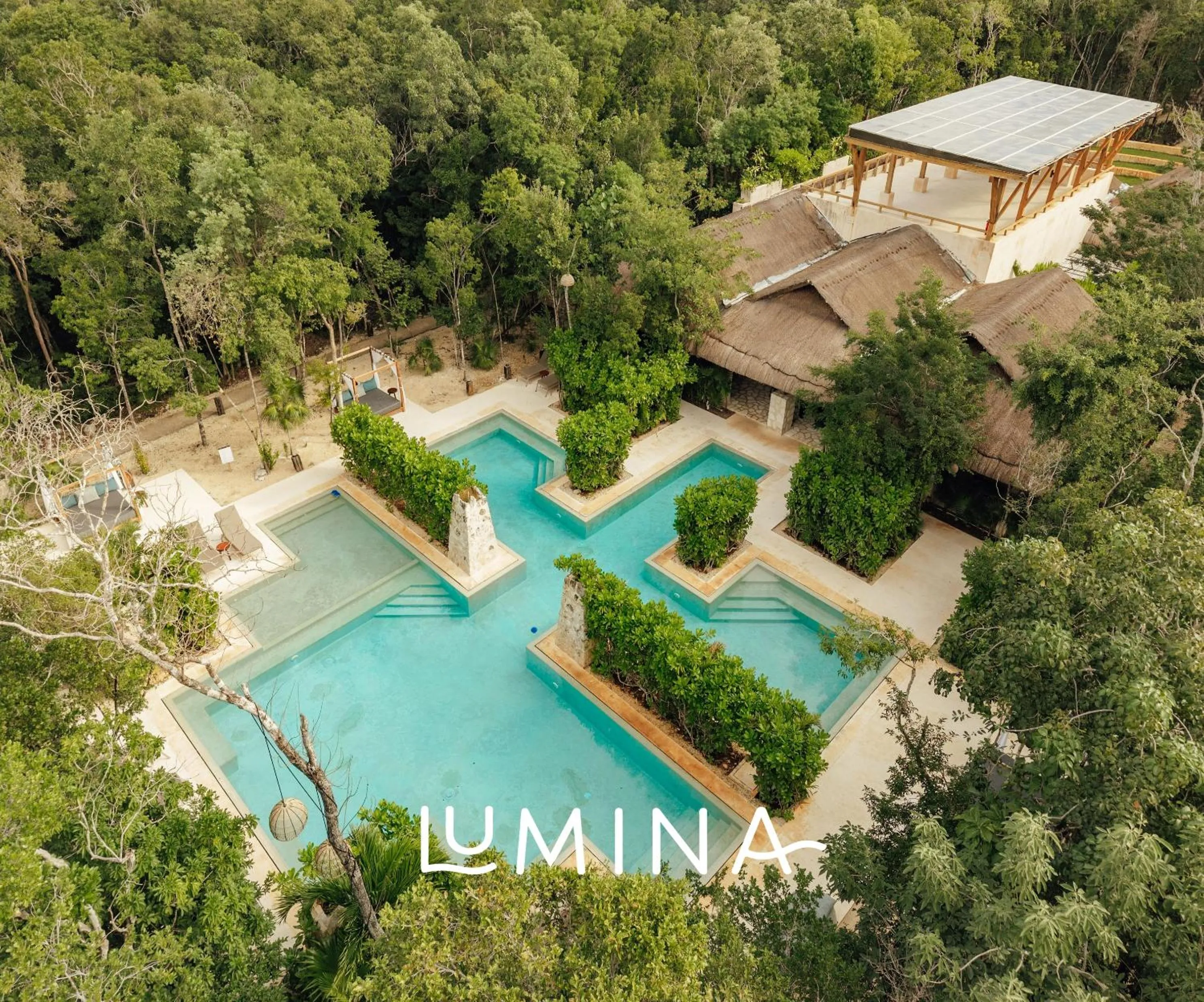 Pool view in Lumina at LOSANTOS Tulum