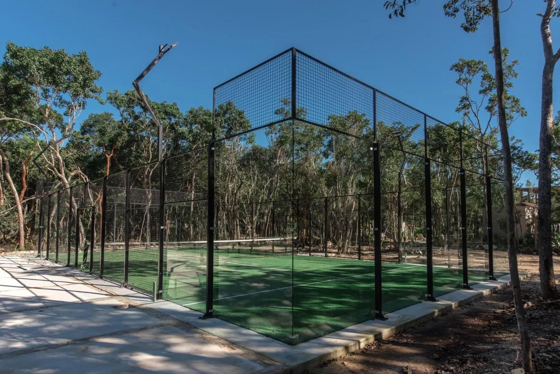Tennis court in Lumina at LOSANTOS Tulum