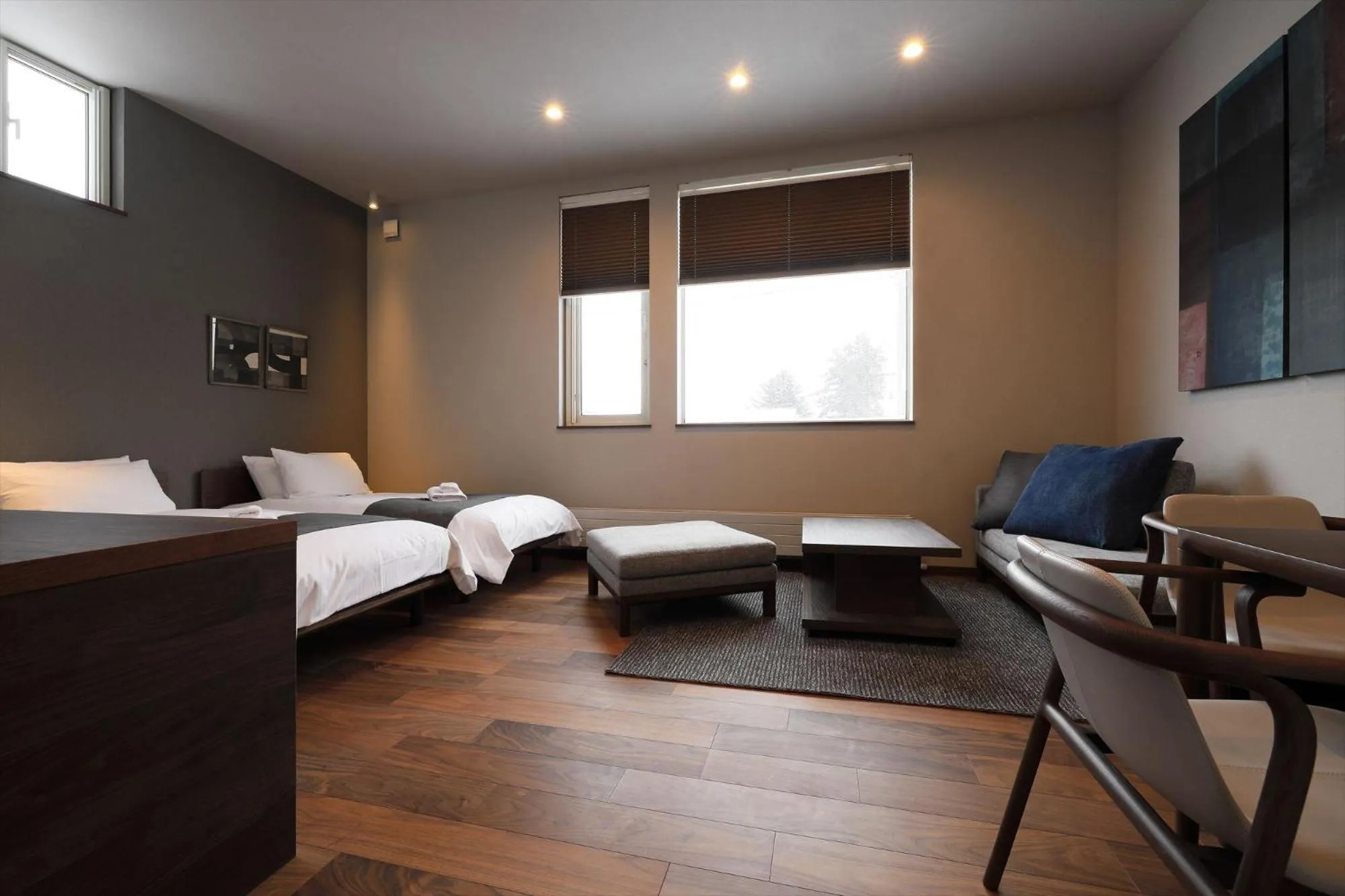 Photo of the whole room, Bed in Orchid Furano