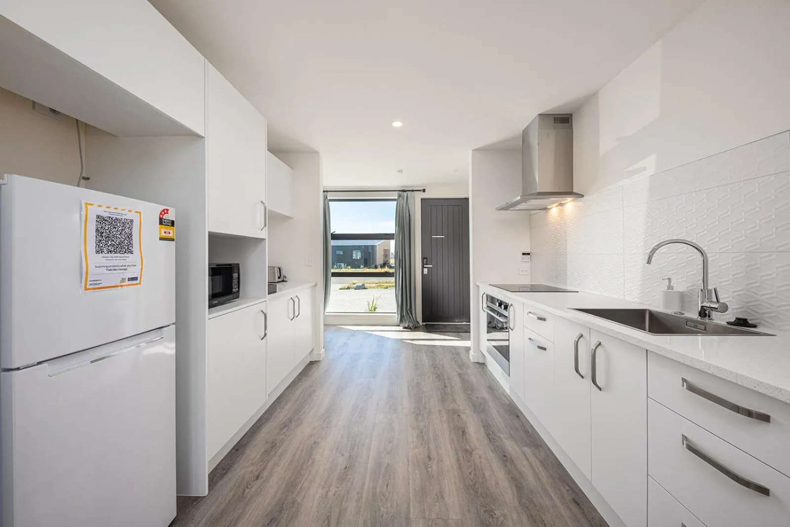 Kitchen or kitchenette in Tekapo Top 1000 Apartment