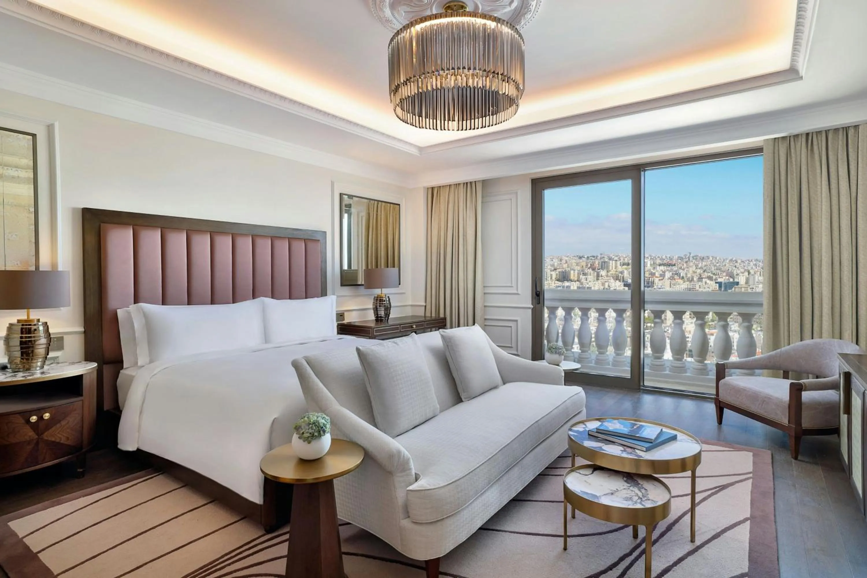 Bedroom, Bed in The Ritz-Carlton, Amman
