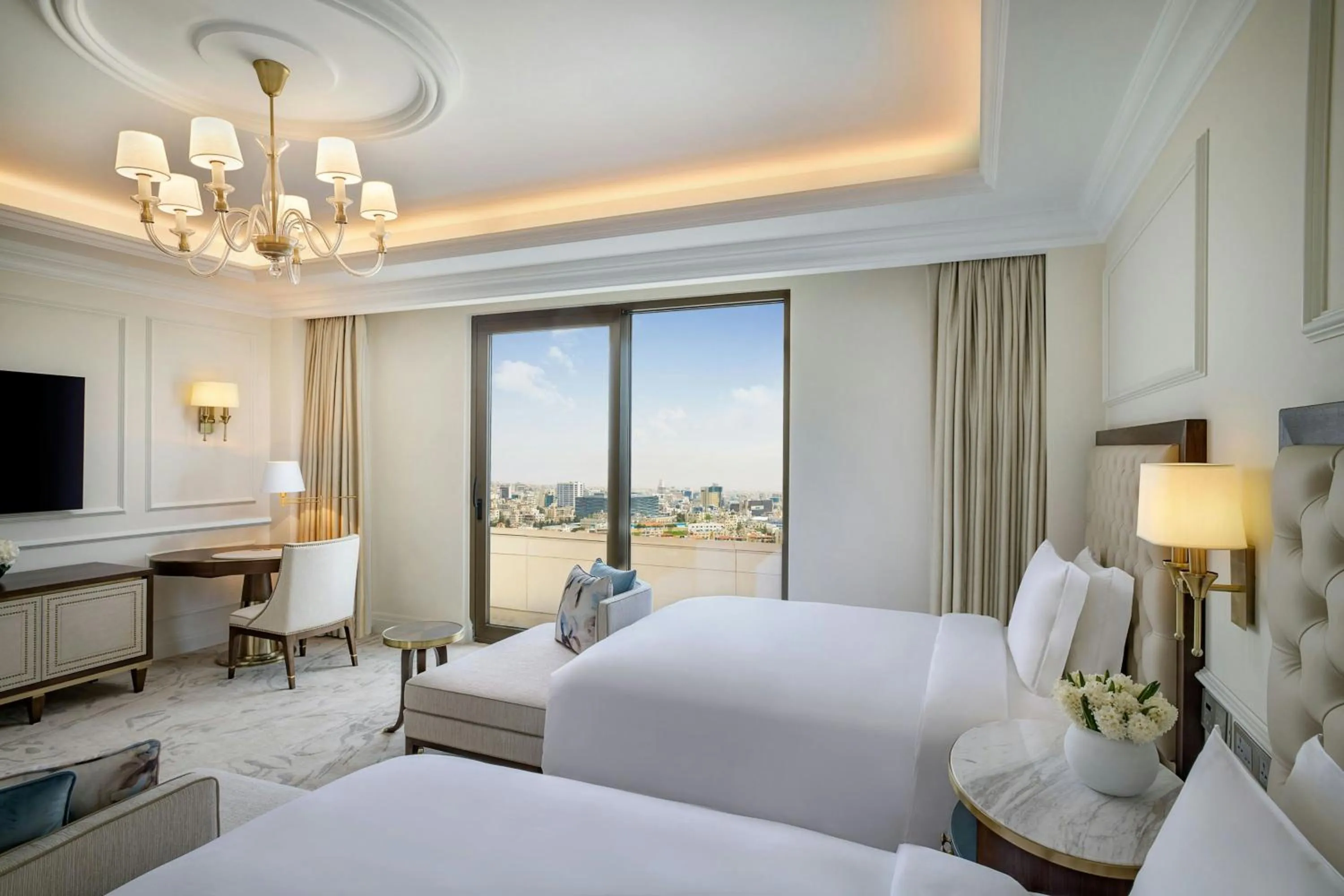 Photo of the whole room, Bed in The Ritz-Carlton, Amman