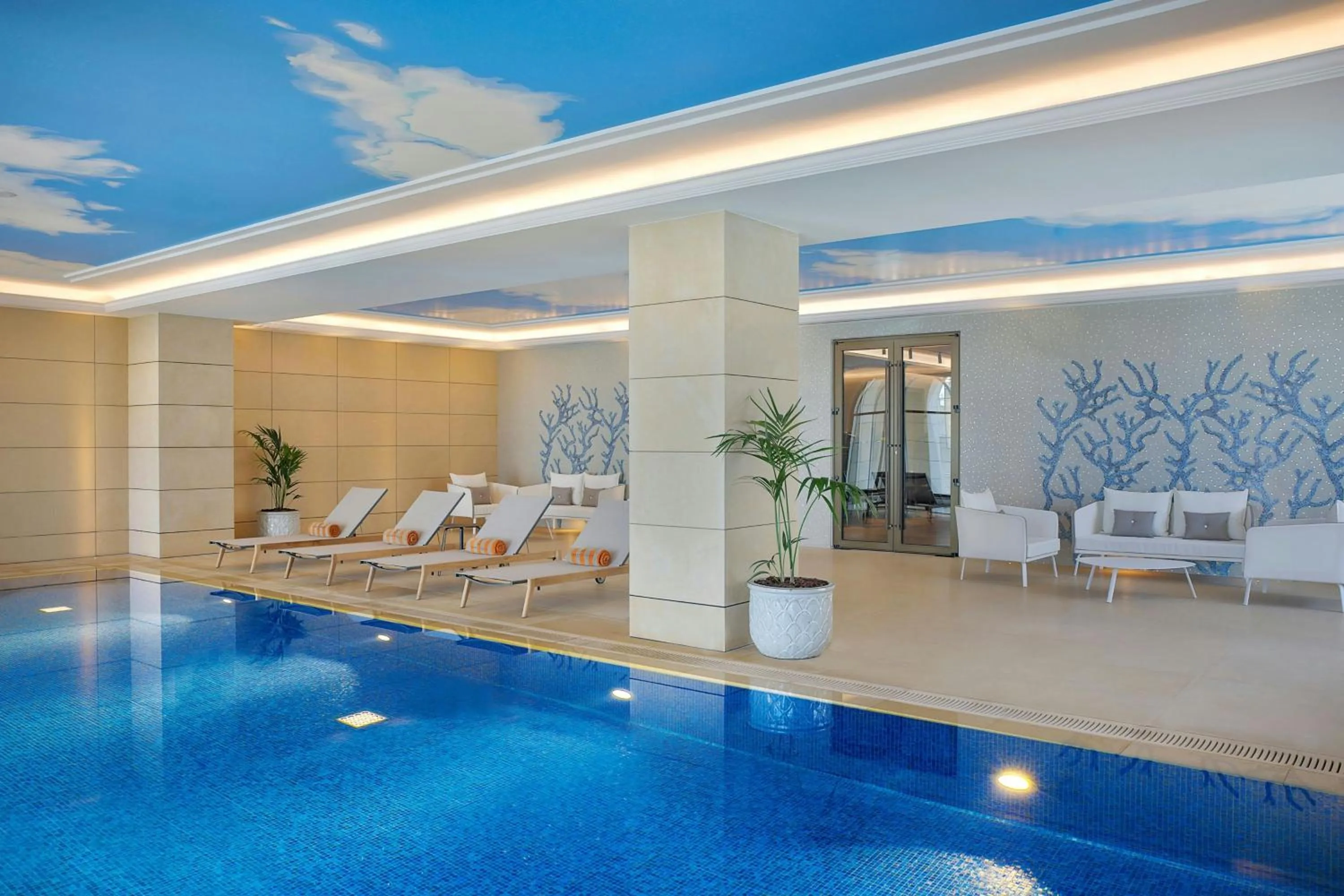 Swimming pool in The Ritz-Carlton, Amman