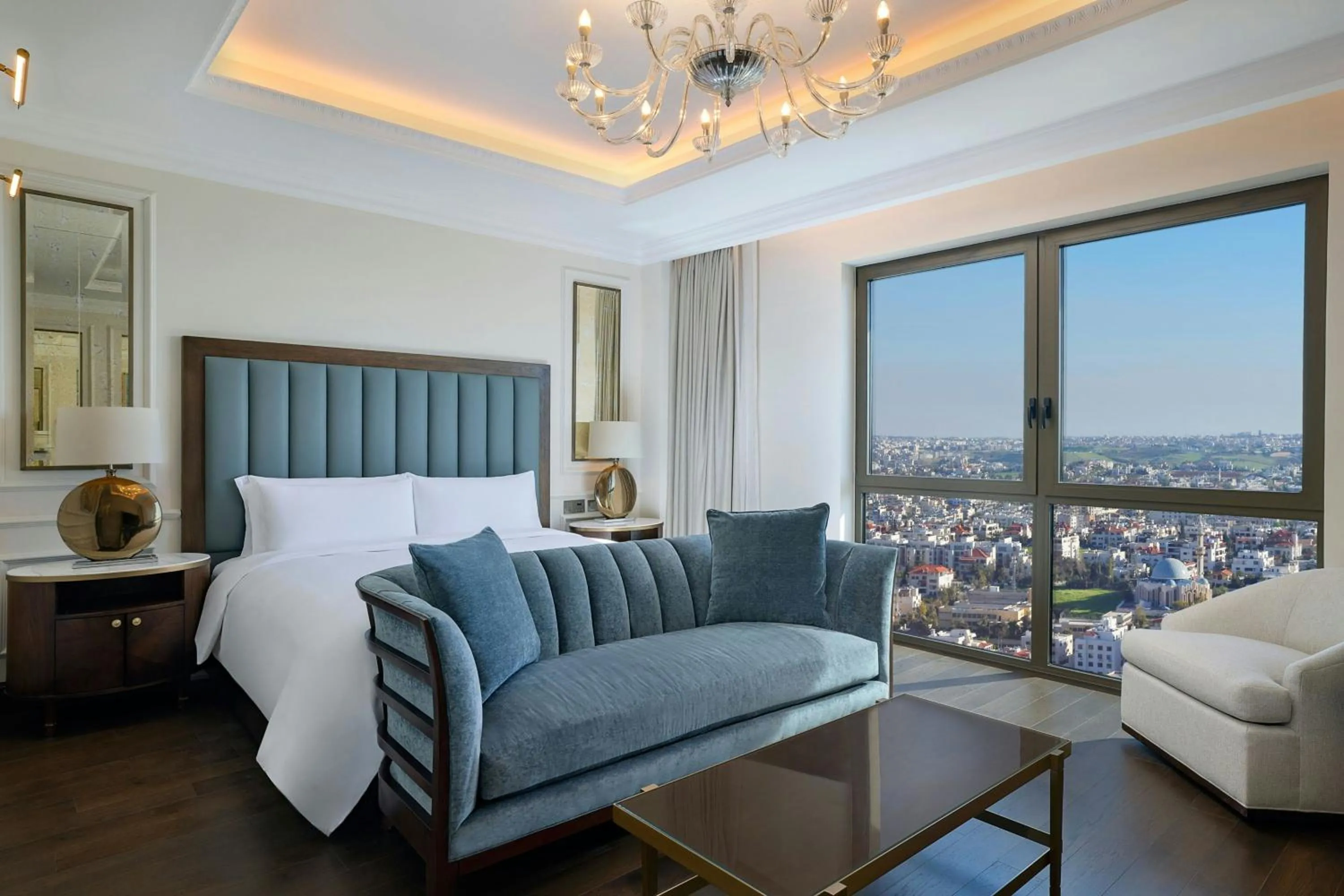 Bedroom, Bed in The Ritz-Carlton, Amman