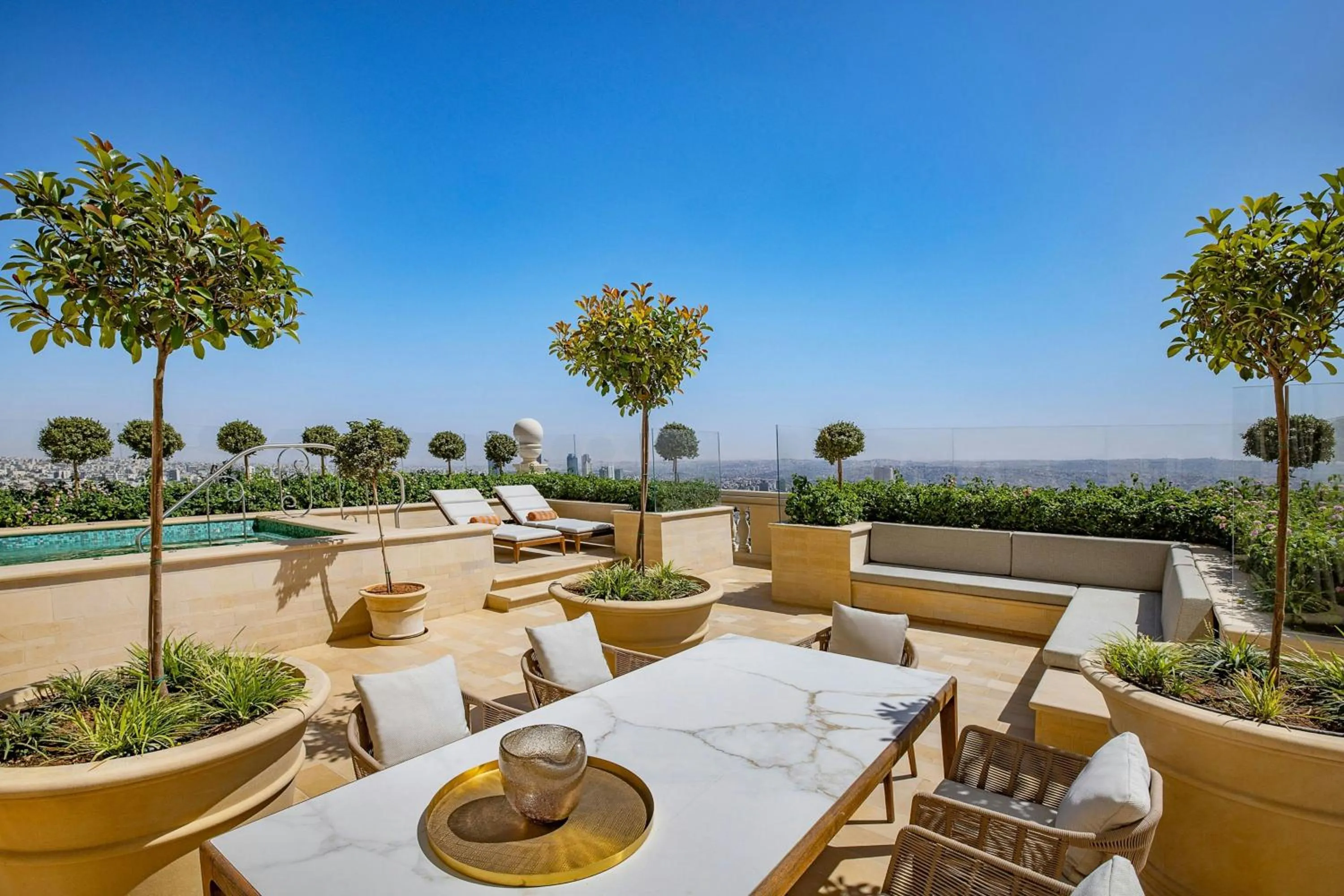 Bedroom in The Ritz-Carlton, Amman