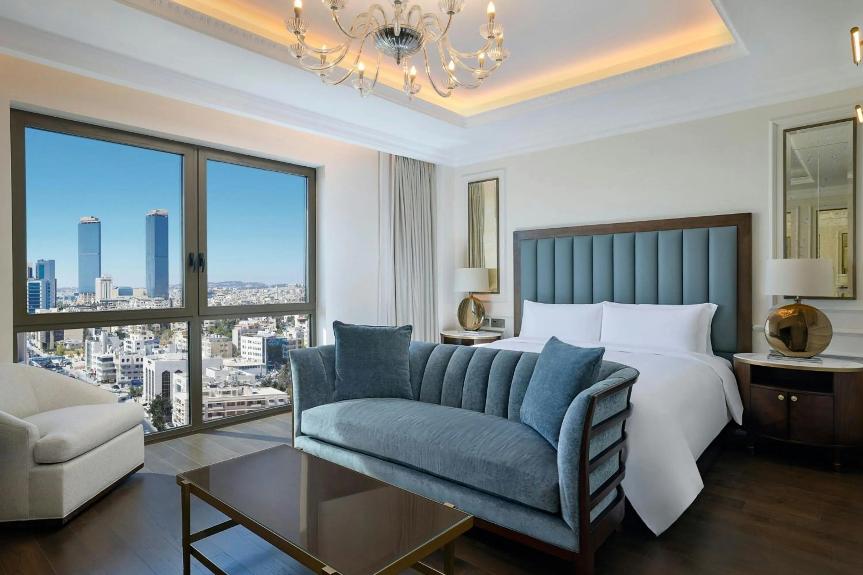 Bedroom in The Ritz-Carlton, Amman