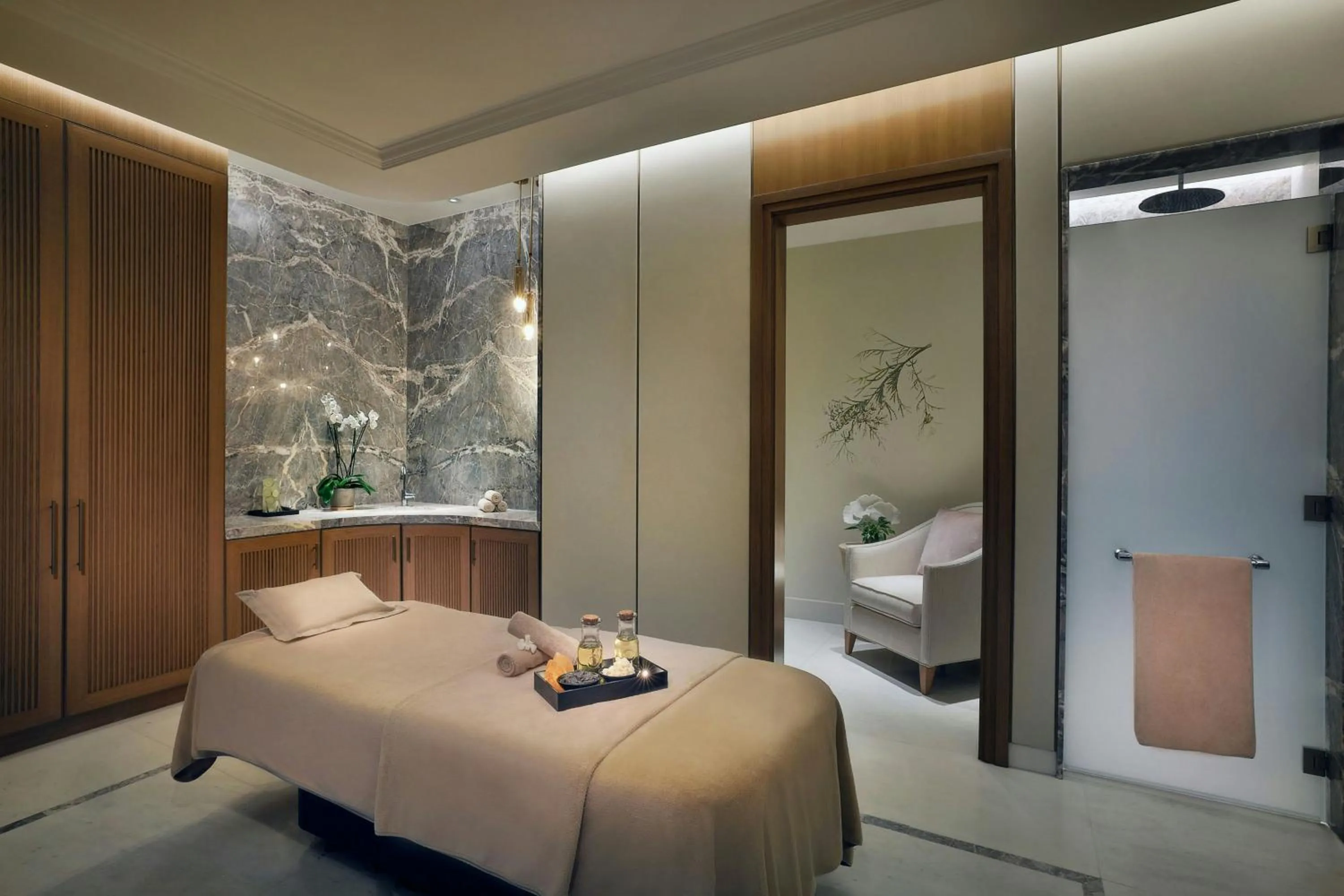Spa and wellness centre/facilities, Bed in The Ritz-Carlton, Amman