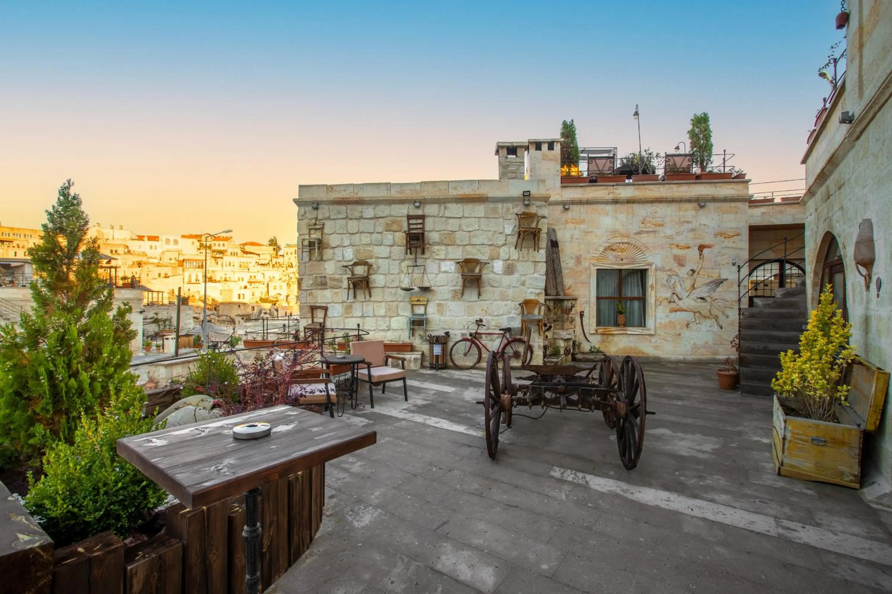 Property building in Cappa Via Cave Hotel