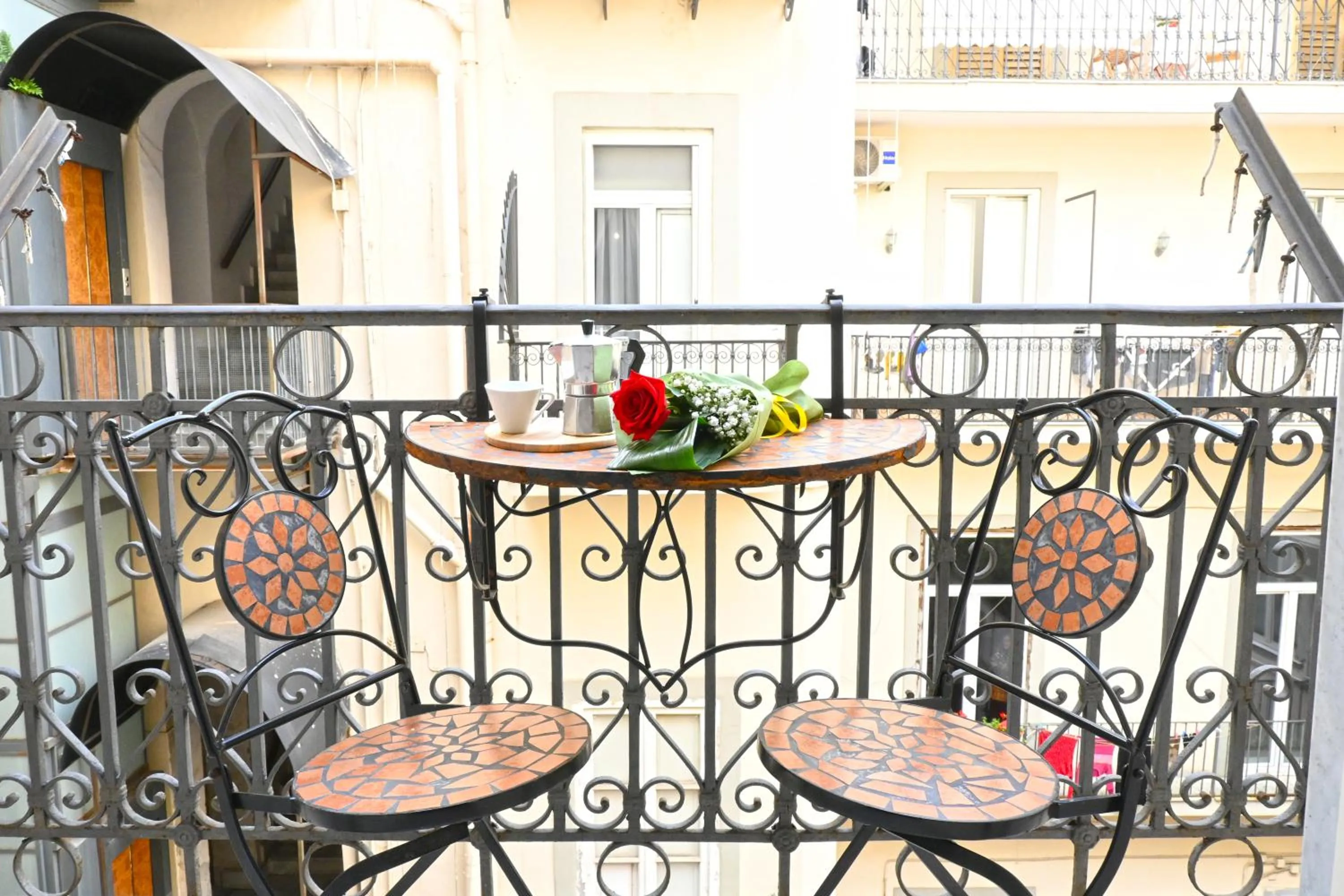 Balcony/Terrace in Napoli Cityscape