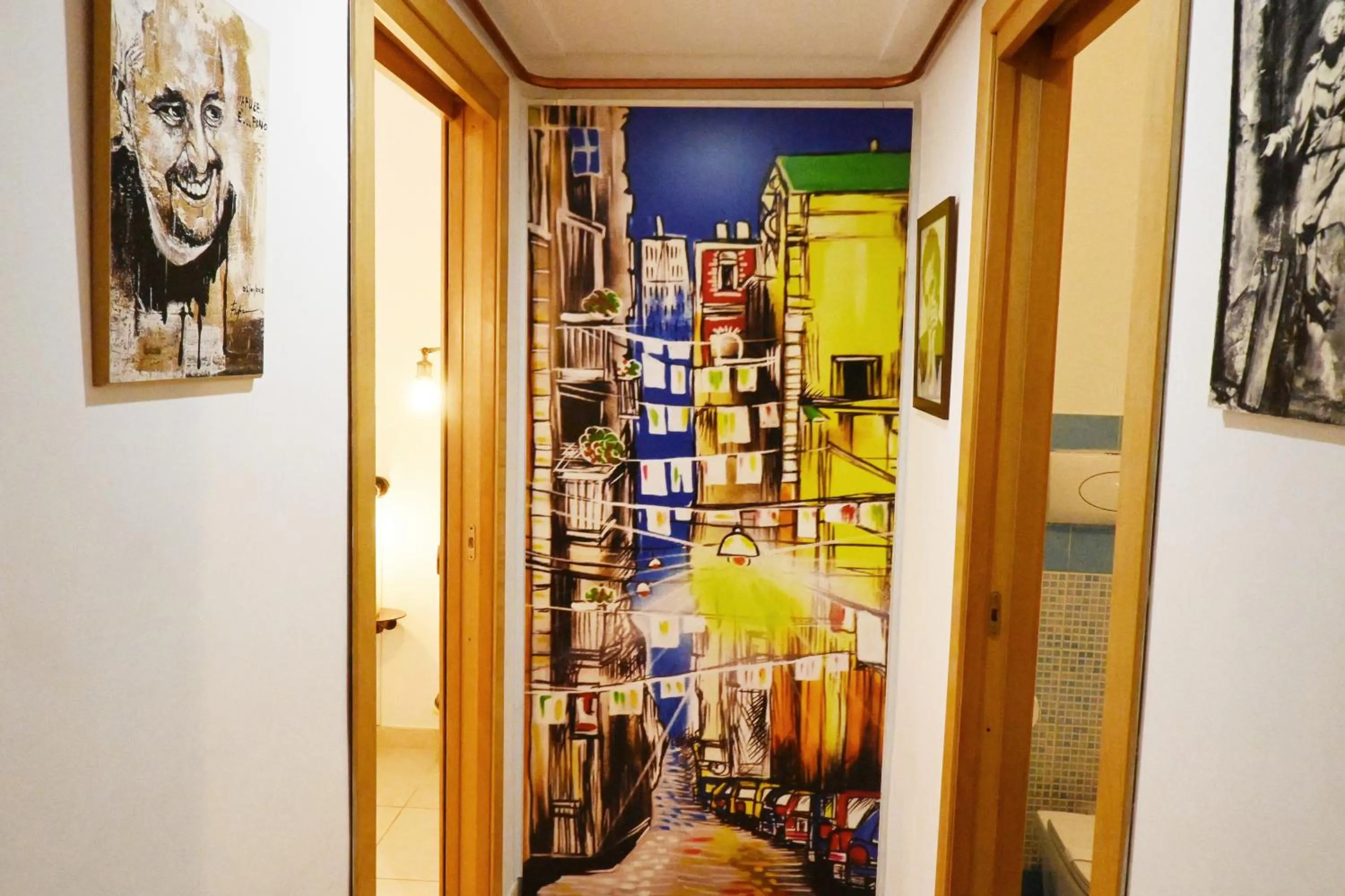 Decorative detail in Napoli Cityscape