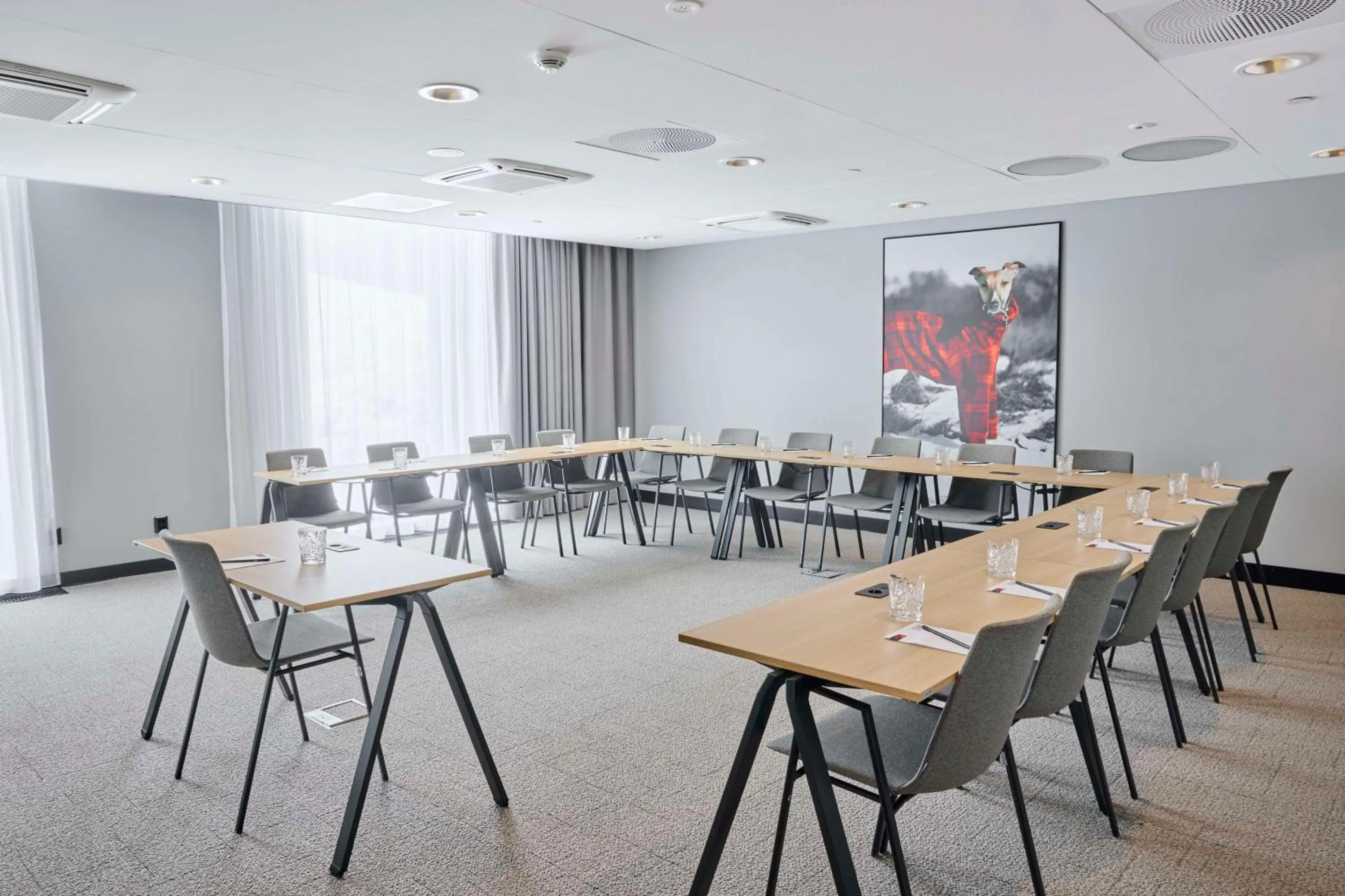 Meeting/conference room in Radisson RED, Oslo Airport