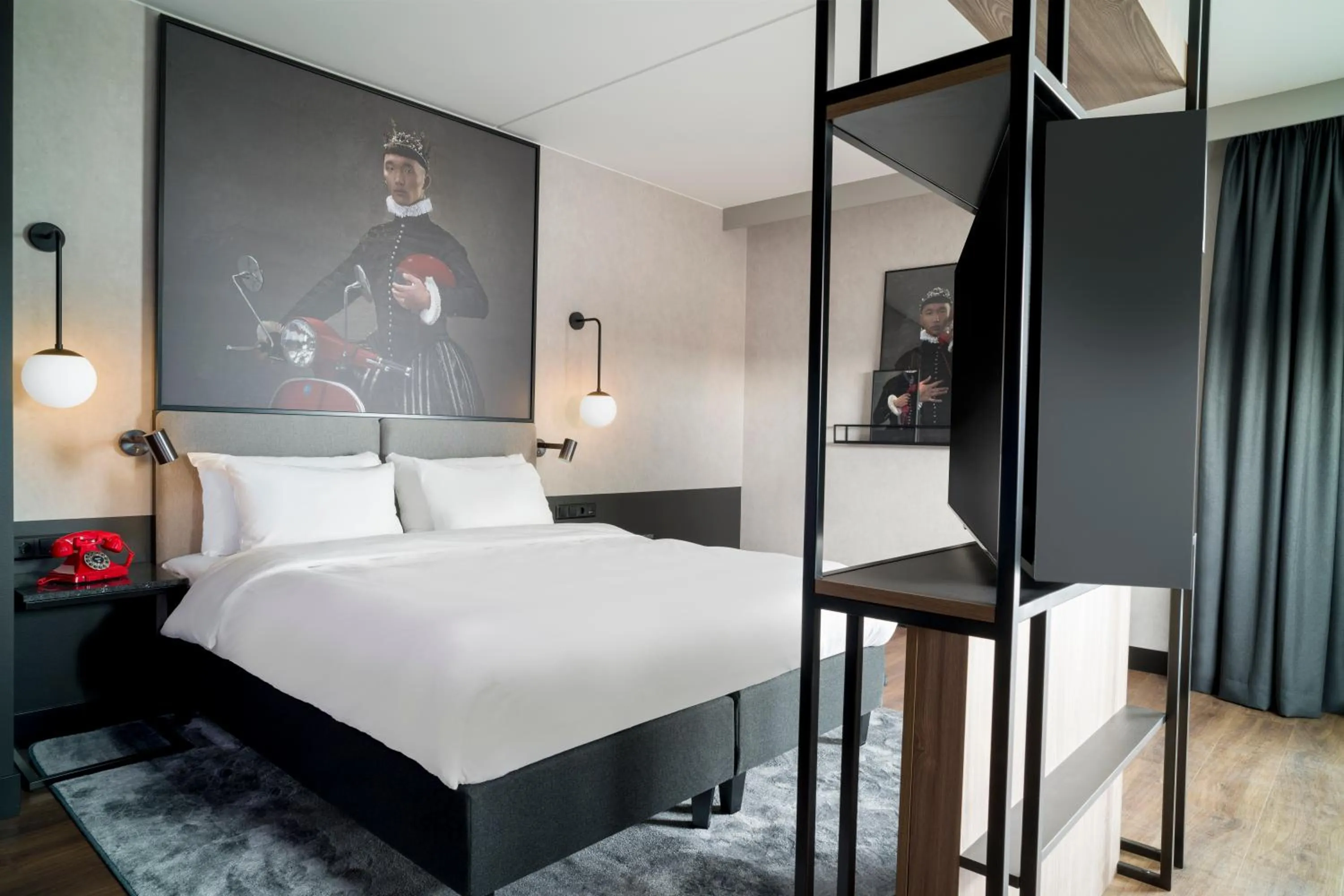 Bed in Radisson RED, Oslo Airport