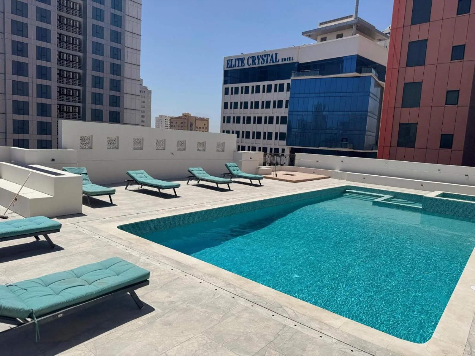 Swimming pool in Al Faris Suites 2