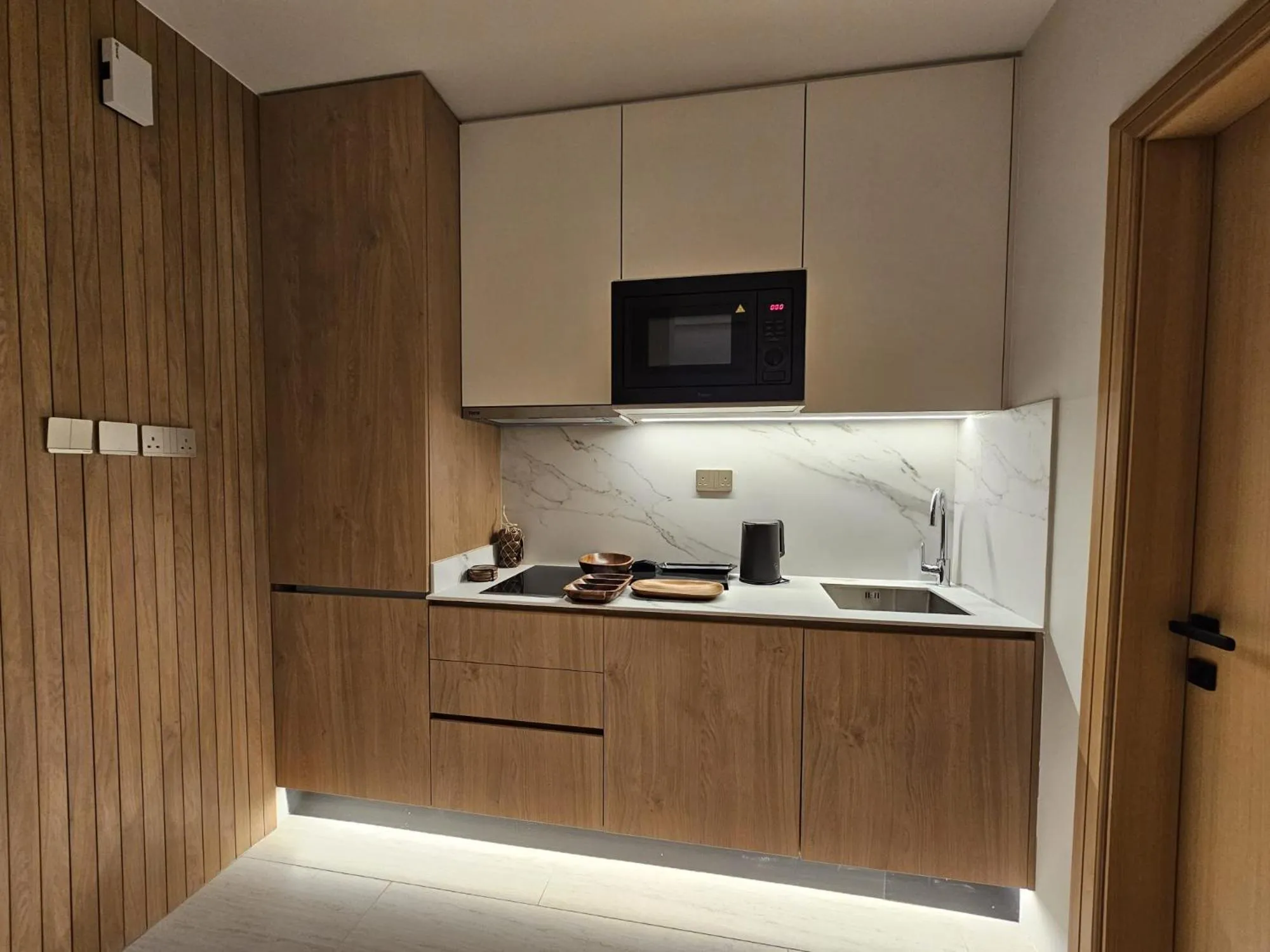 Kitchen or kitchenette in Al Faris Suites 2