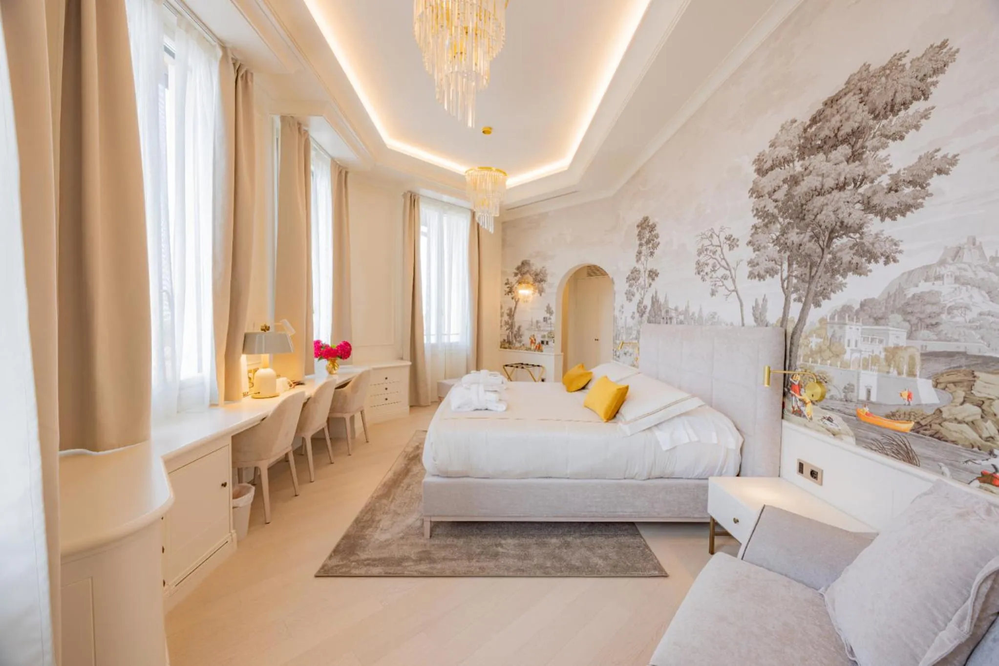 Bedroom, Bed in Hotel Belvedere