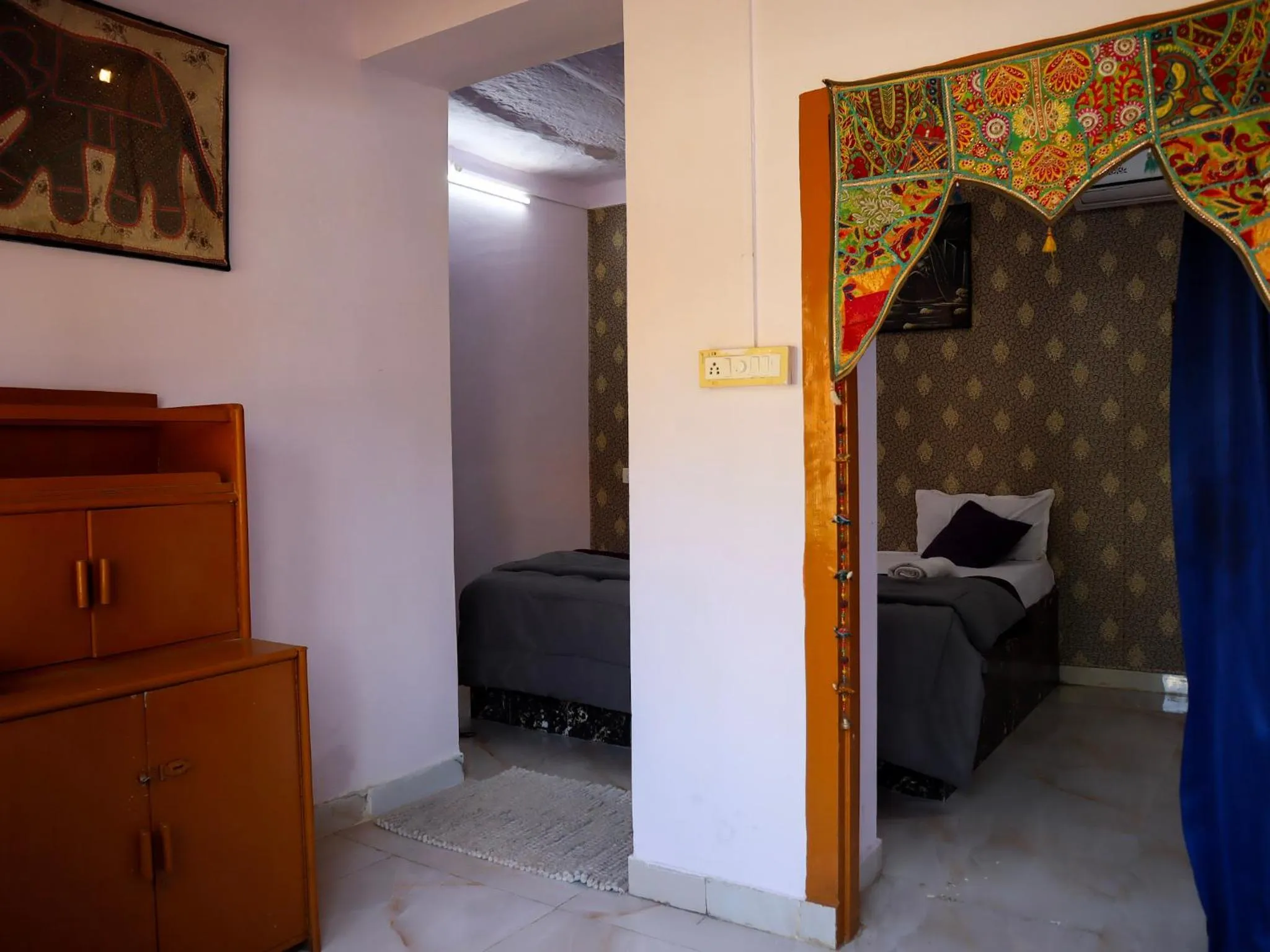 Bed in Hotel Kota kunj Heritage