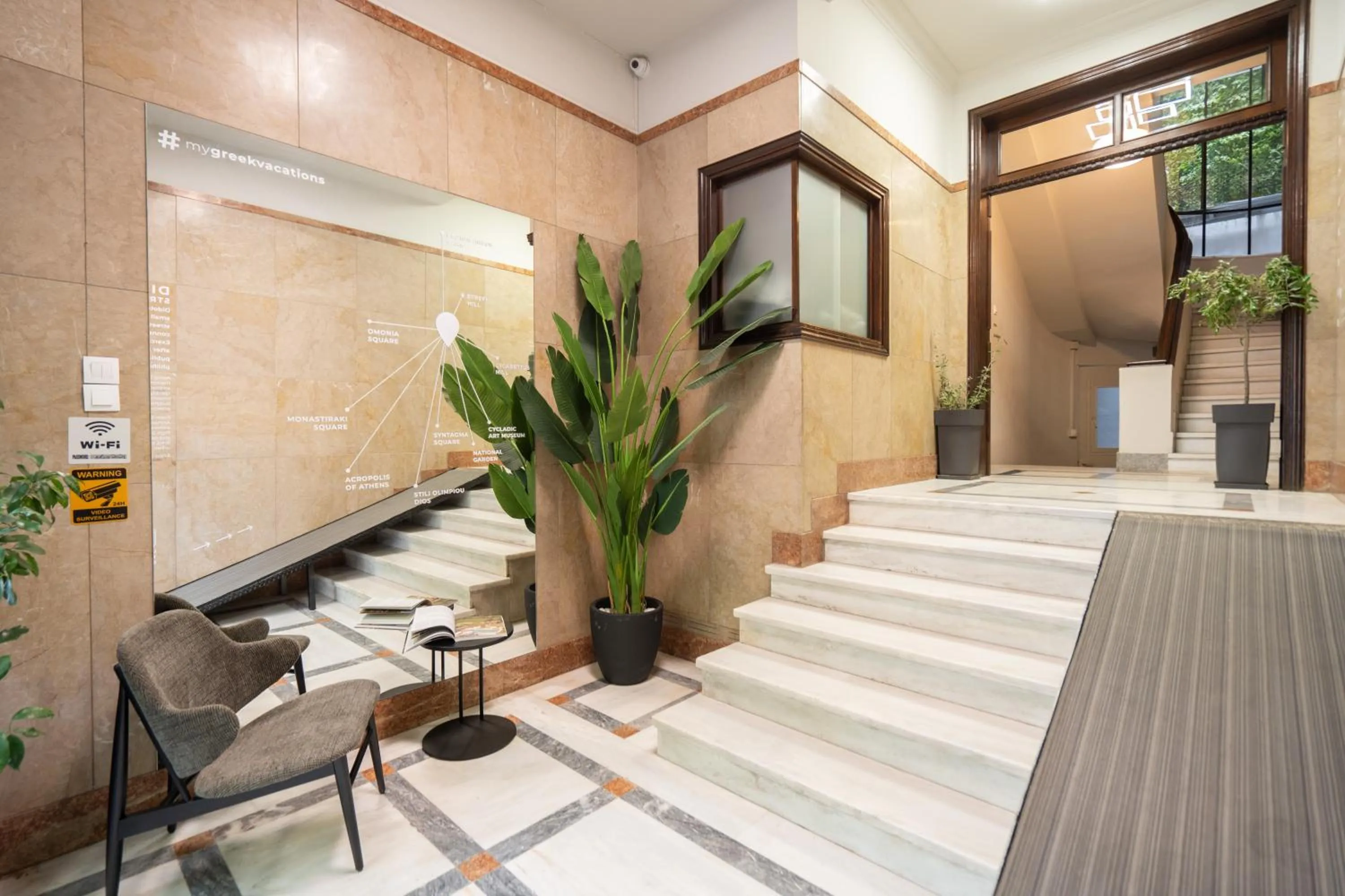 Facade/entrance in My Greek Vacations City Apartments