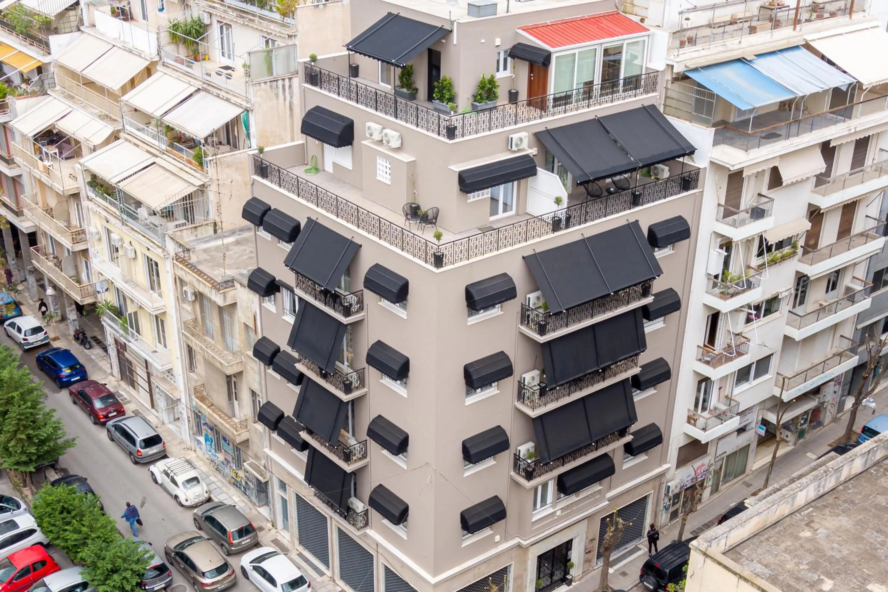 Property building in My Greek Vacations City Apartments