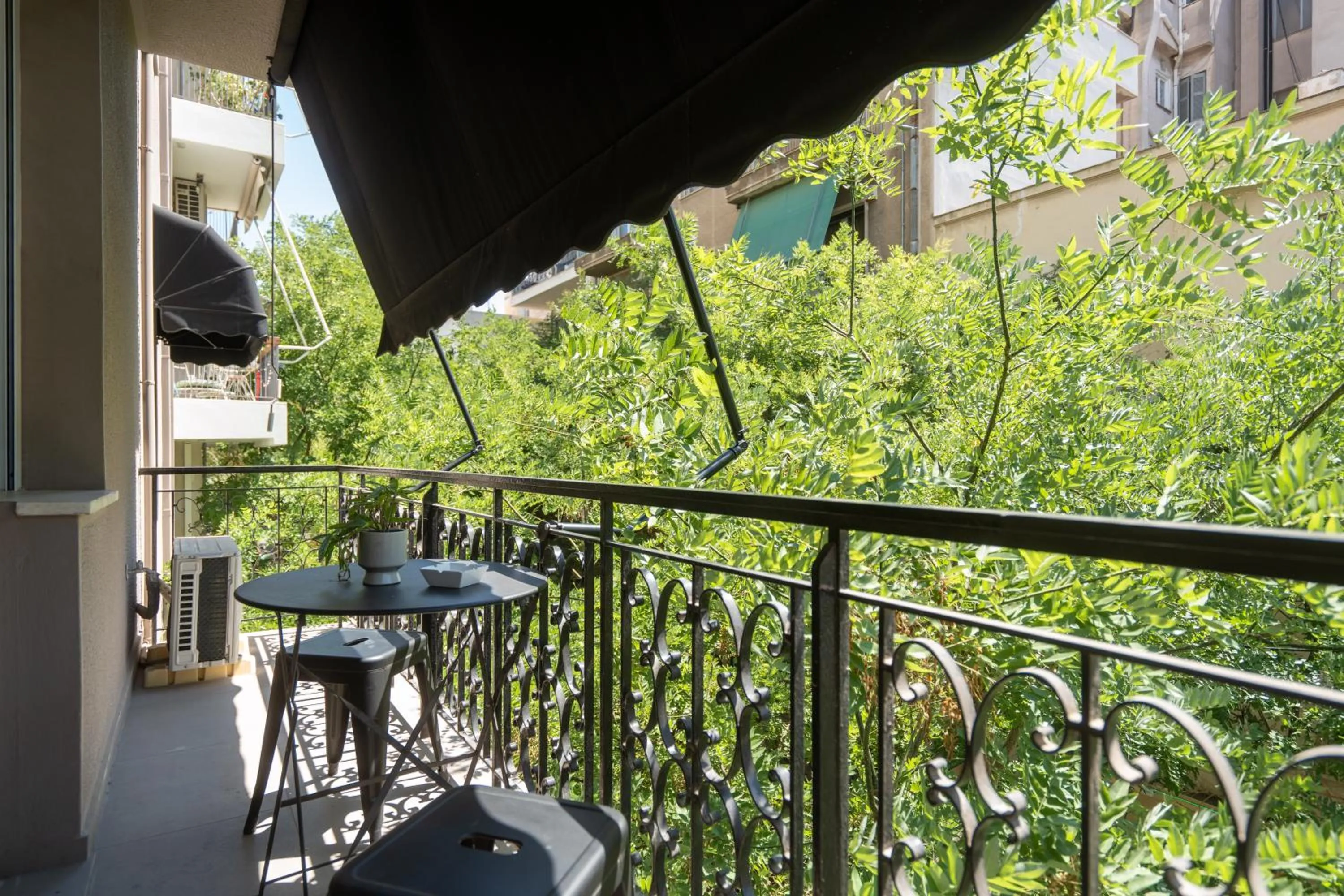 Balcony/Terrace in My Greek Vacations City Apartments