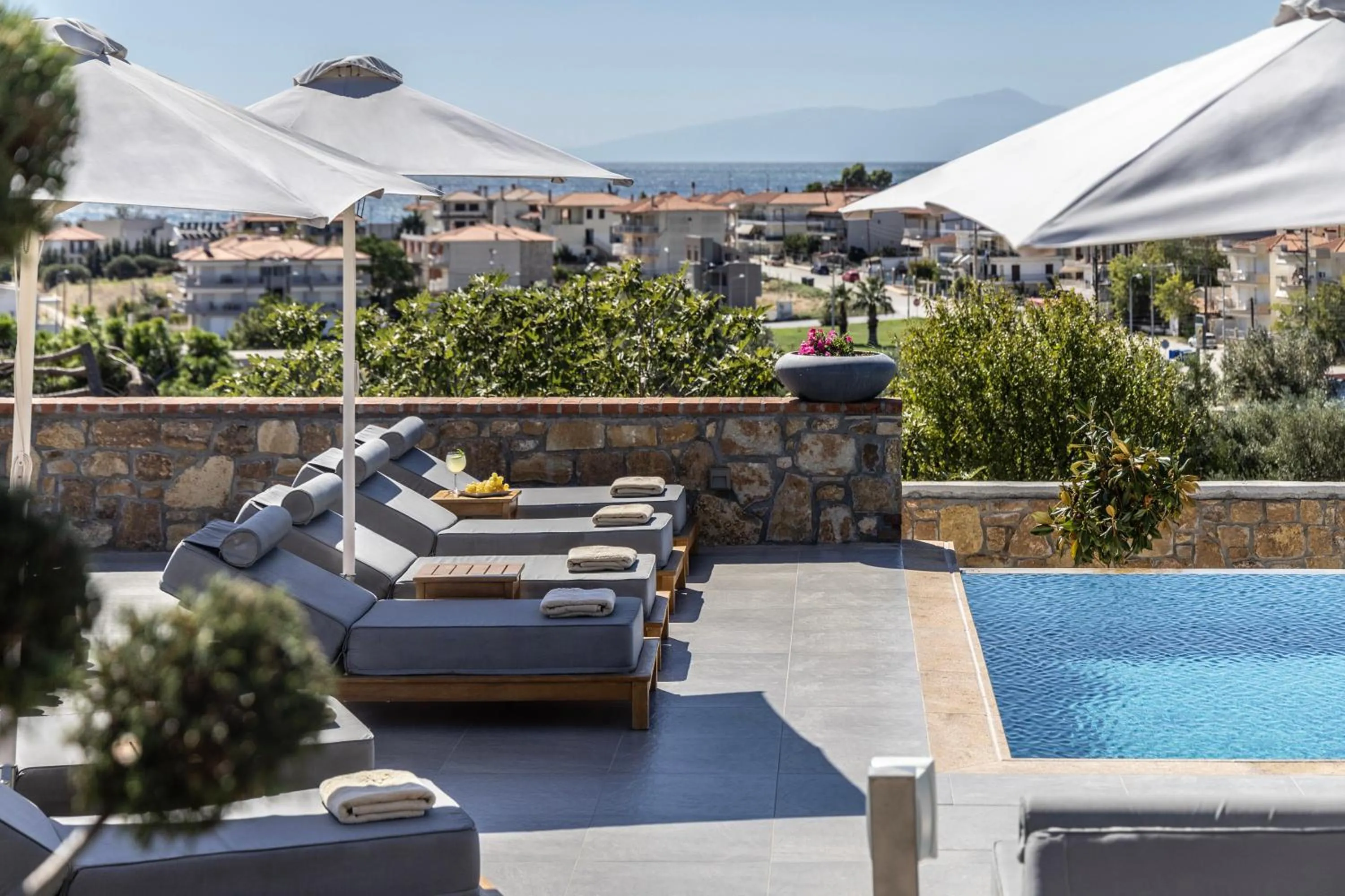 City view in Akrolithos Luxury Suites & Spa