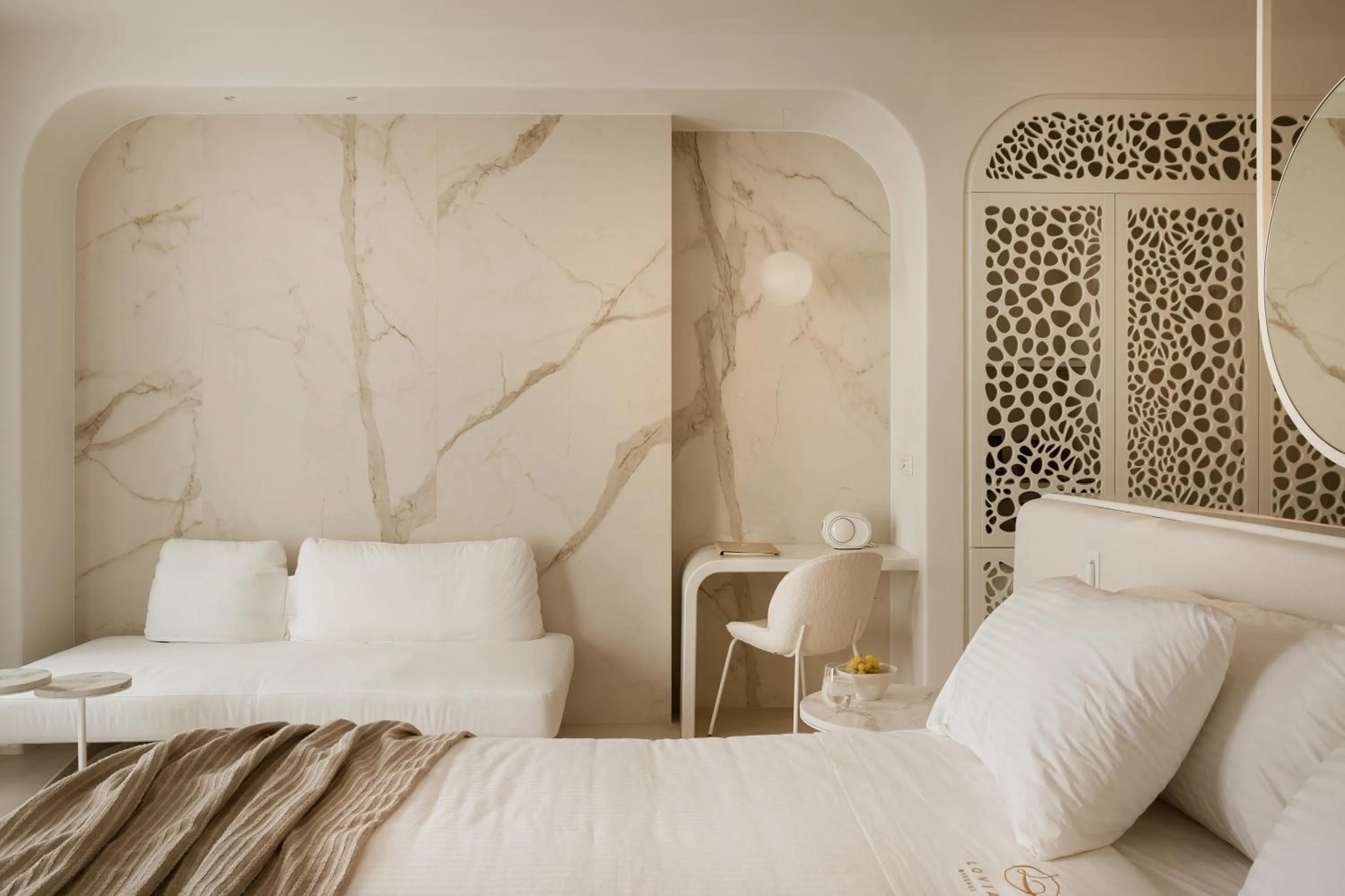 Bed in Lovia Mykonos