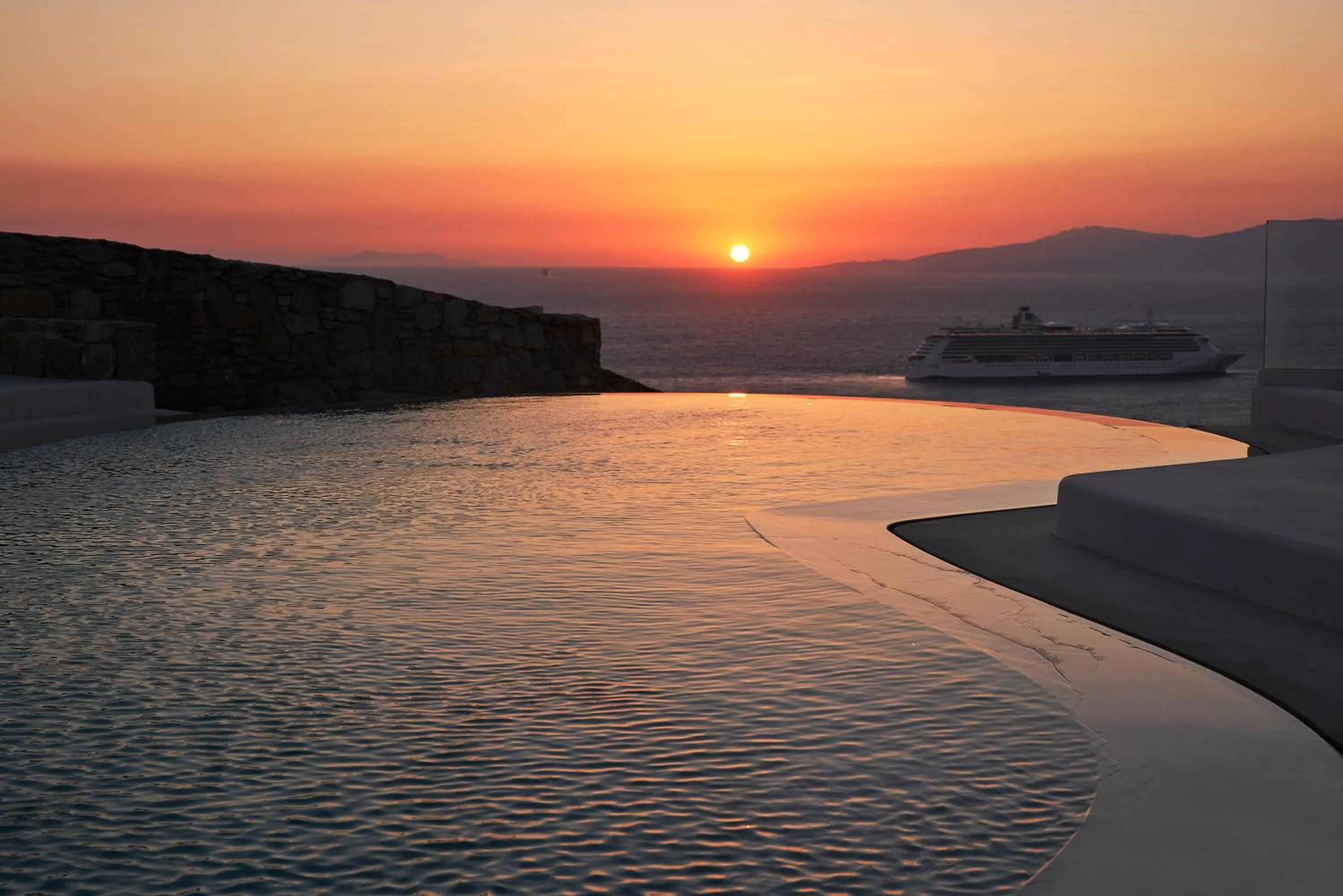 Natural landscape in Lovia Mykonos