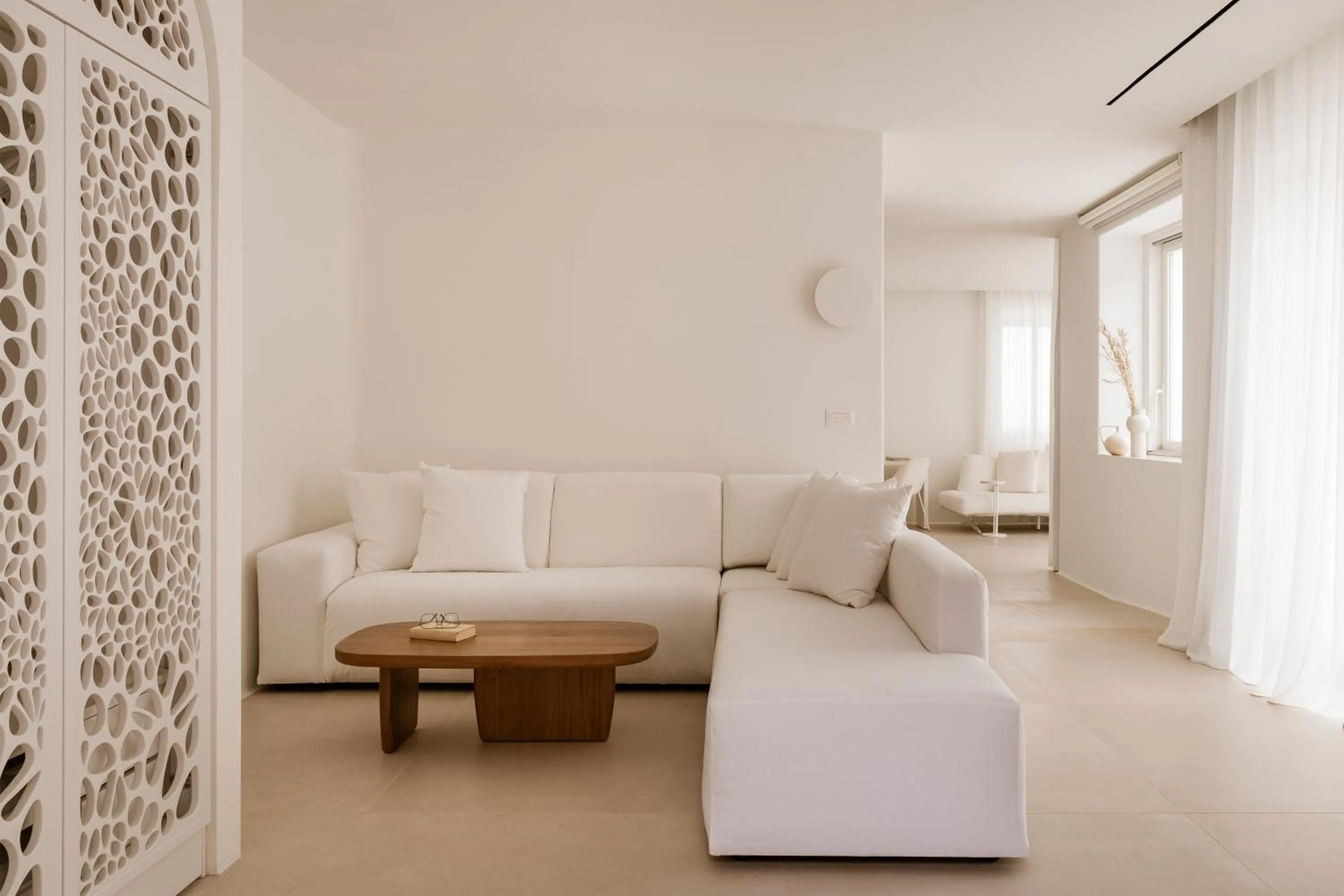 Seating area in Lovia Mykonos