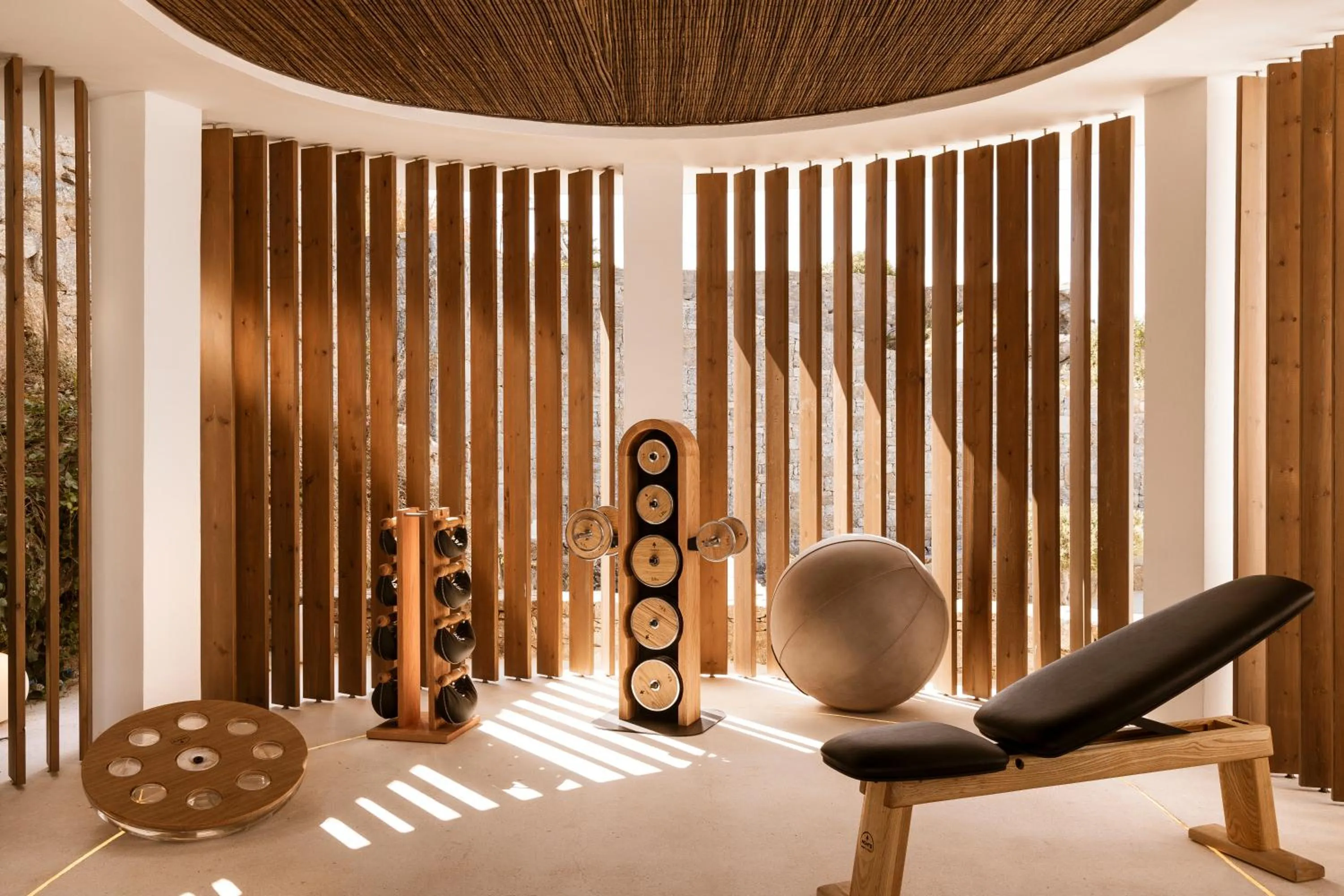 Fitness centre/facilities in Lovia Mykonos