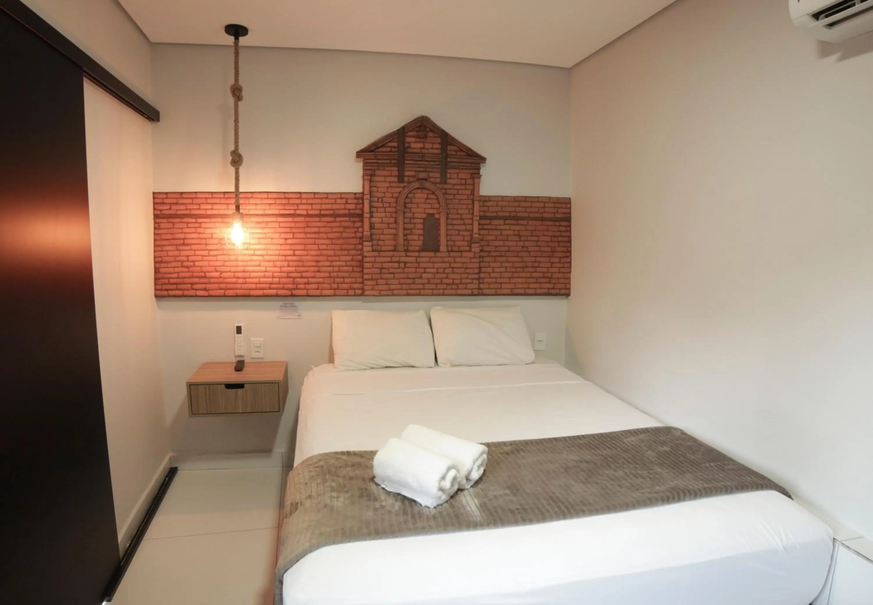 Bed in Pousada nossas Raízes