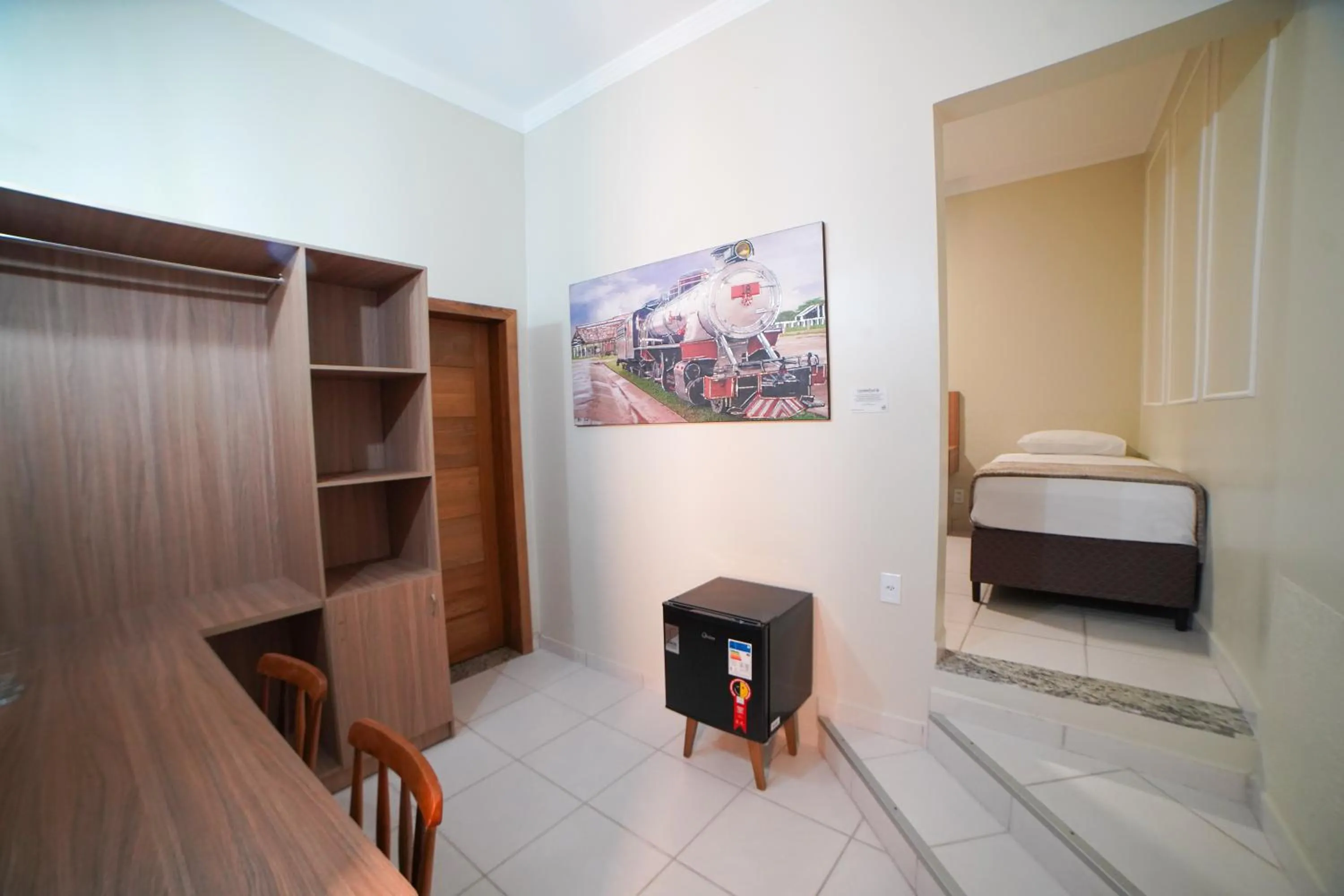 Bed in Pousada nossas Raízes