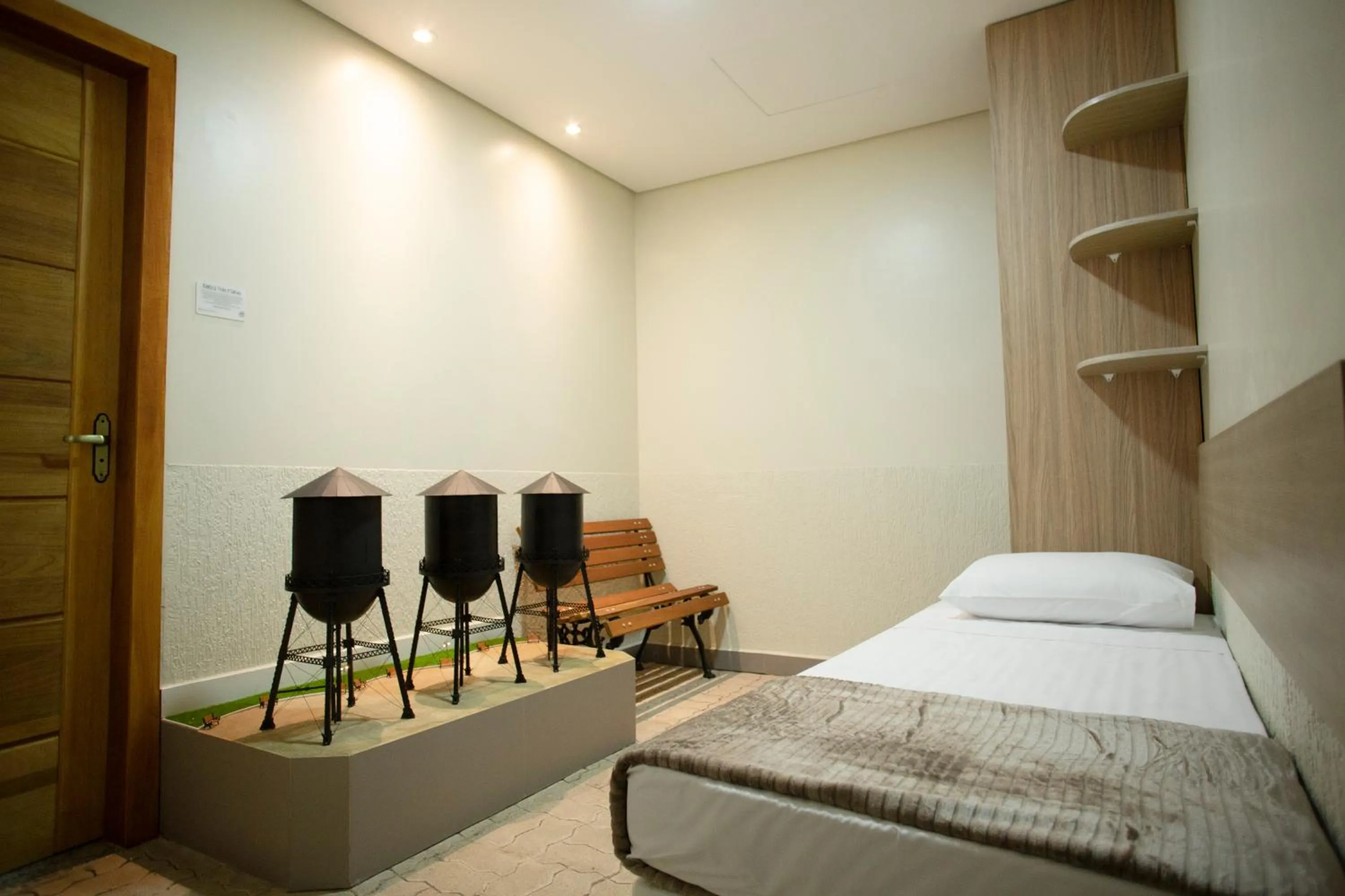 Bed in Pousada nossas Raízes