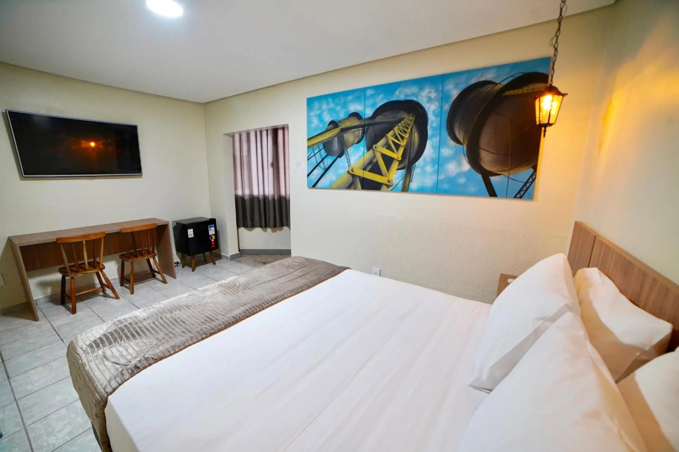 Bed in Pousada nossas Raízes