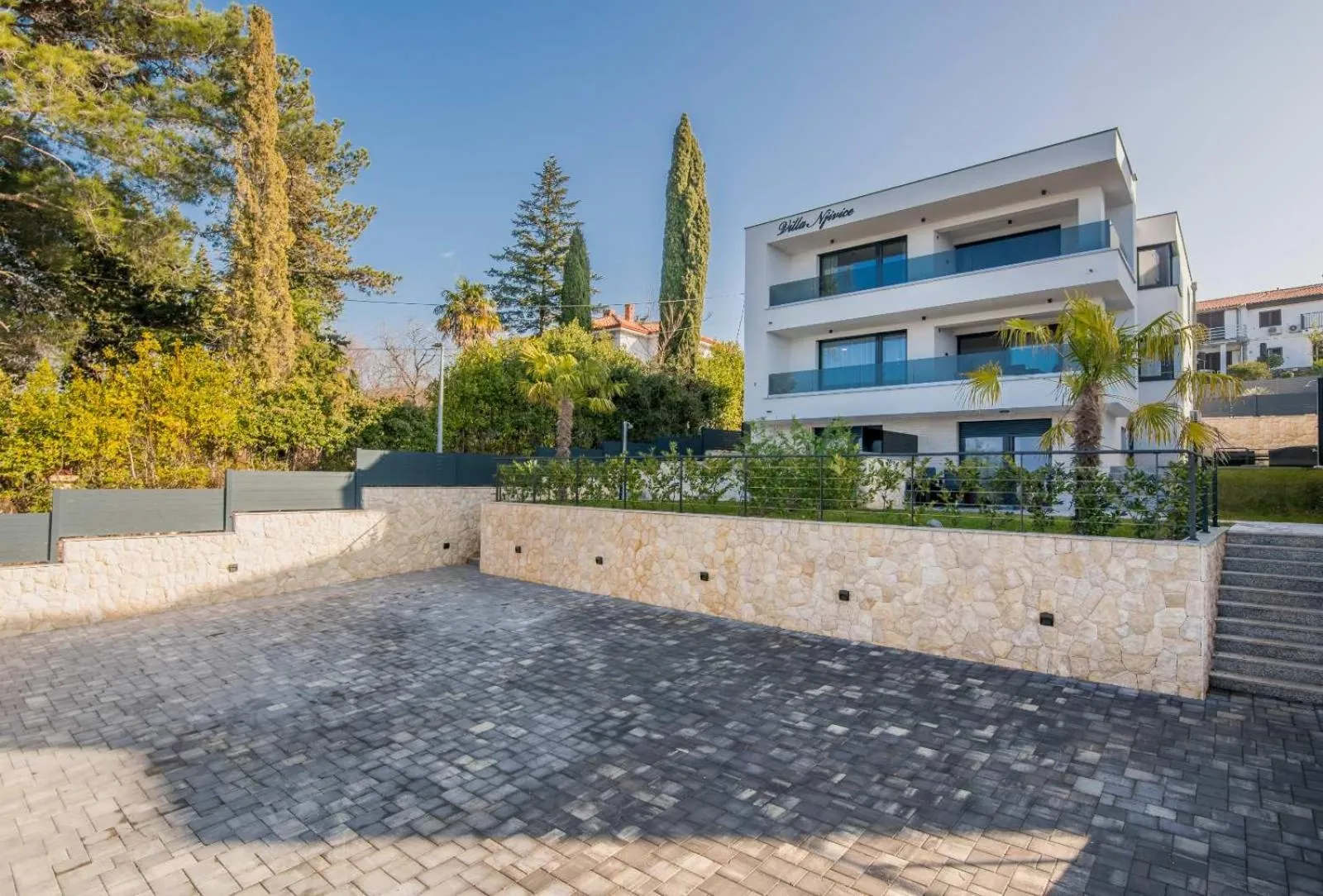 Property building in Villa Njivice Apartment Ema