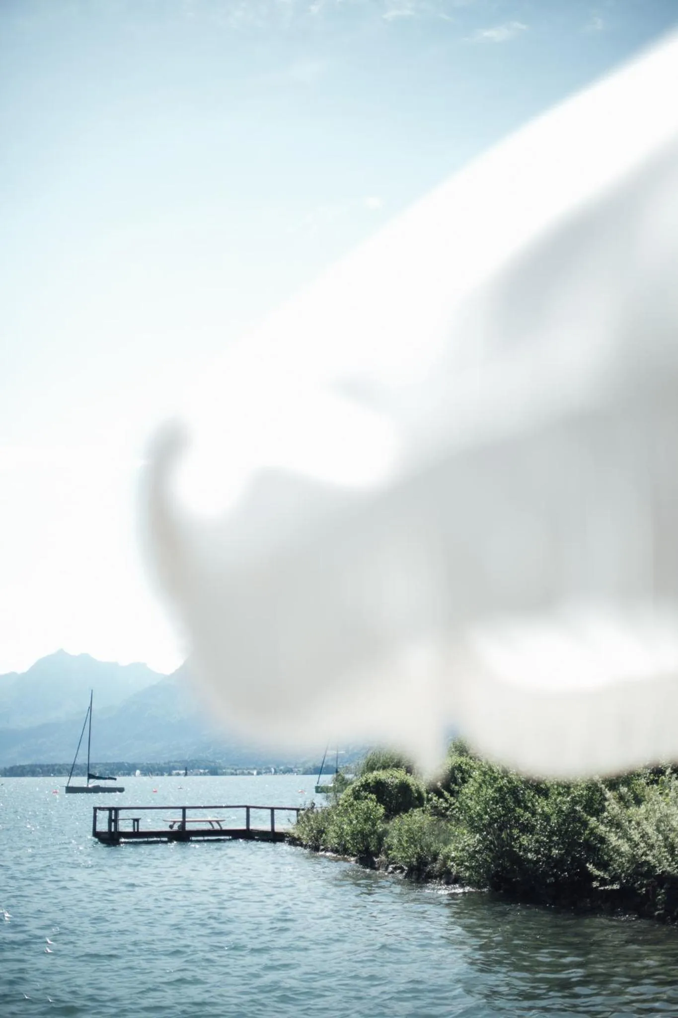 Lake view in Villa Alma - a lakeside Boutique Hotel