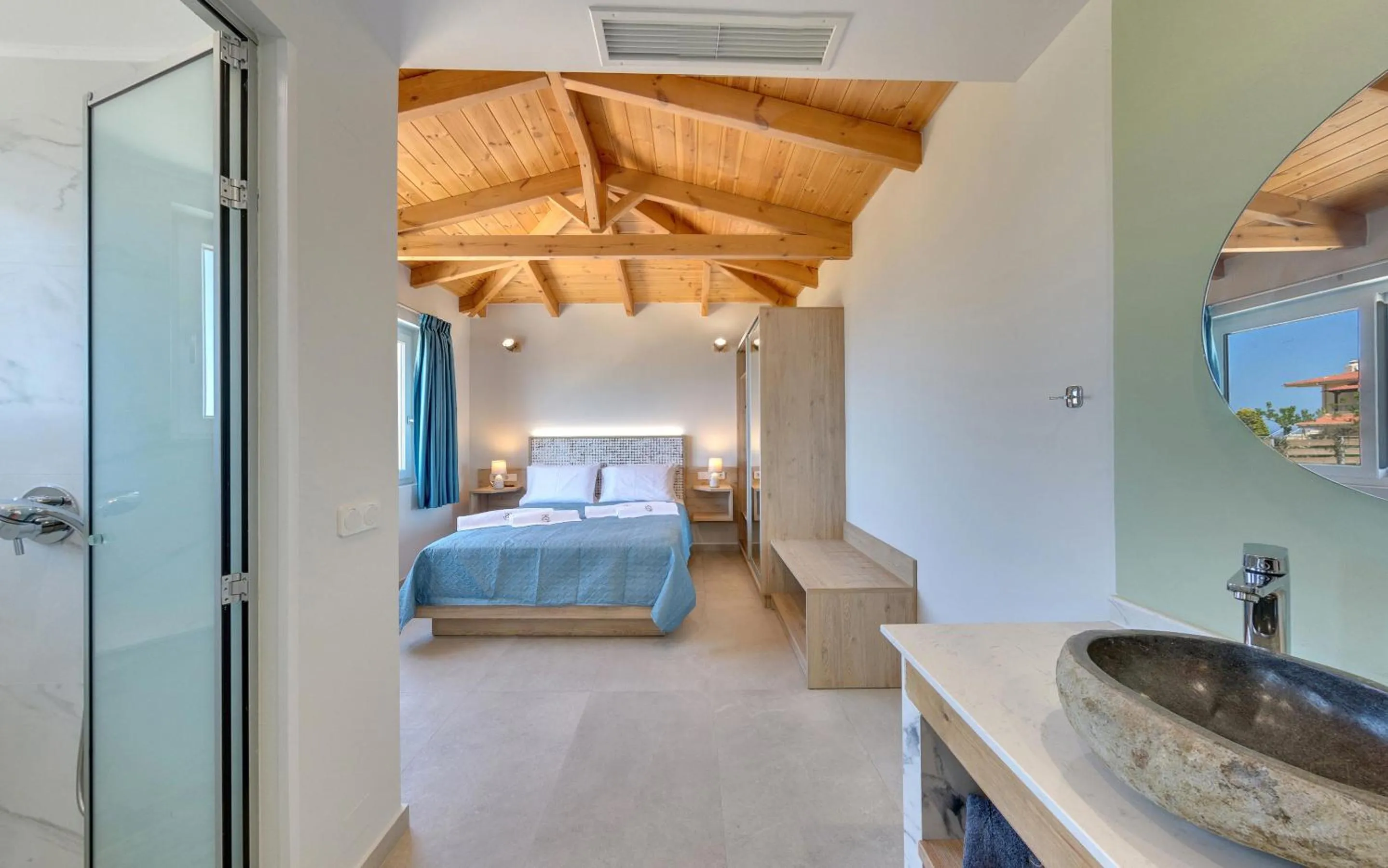 Bed in Spiros-Soula Thematic Suites
