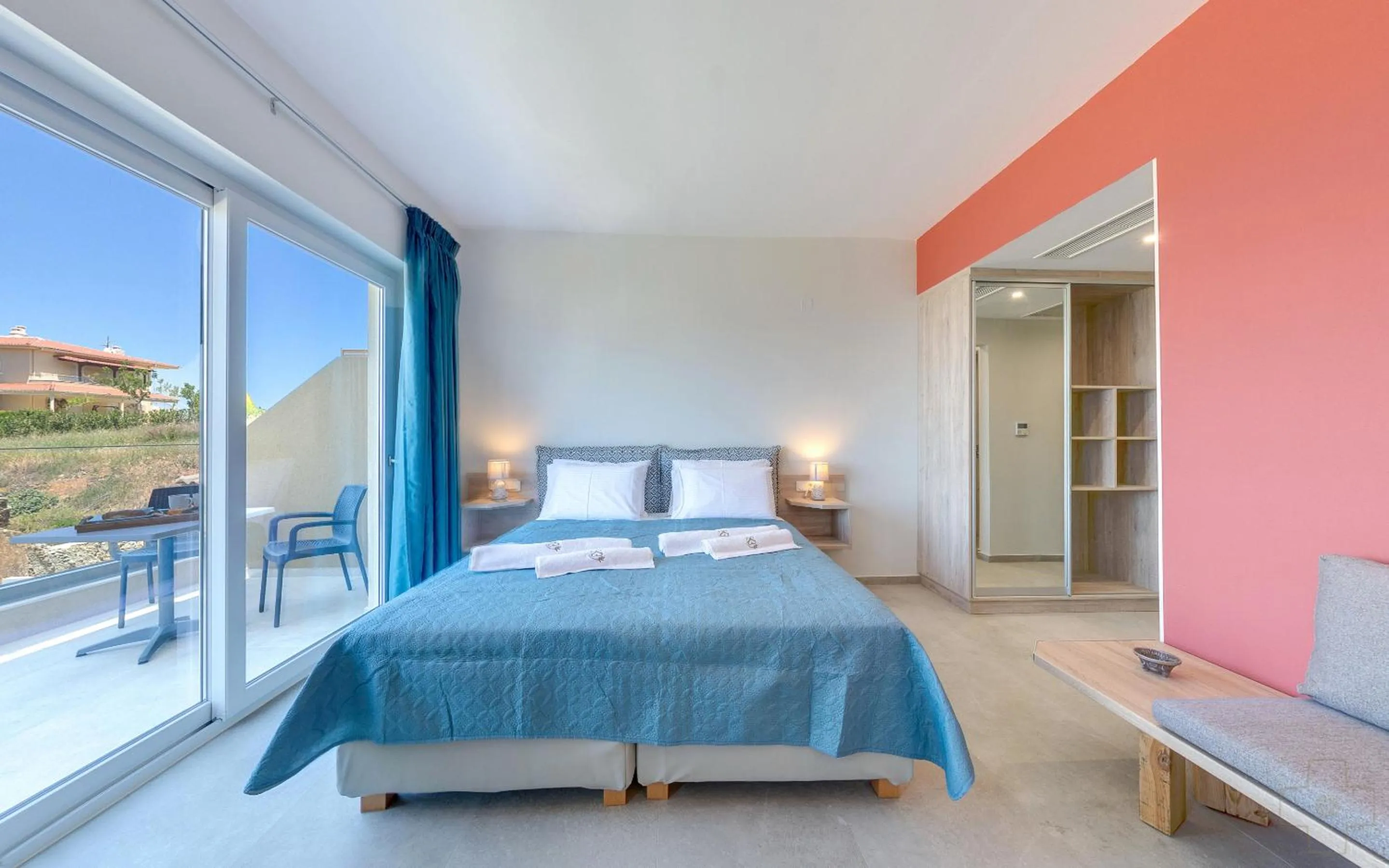 Bed in Spiros-Soula Thematic Suites