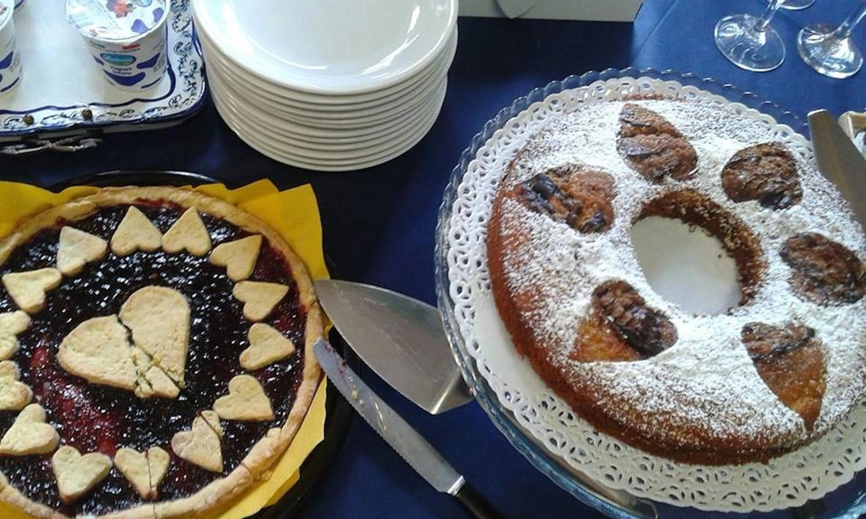Continental breakfast in Hotel Gialpina