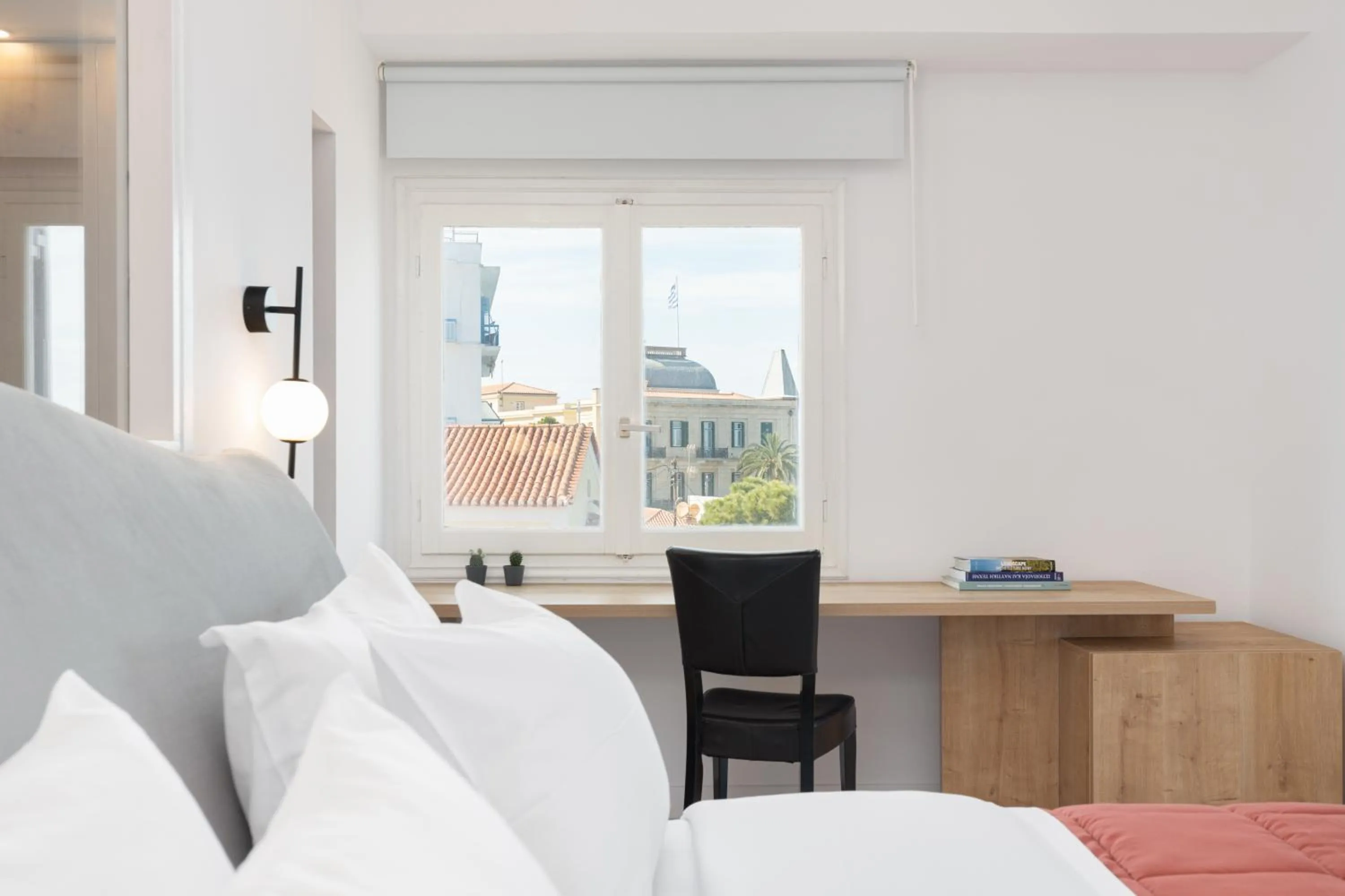 View (from property/room), Bed in Hotel Roumani