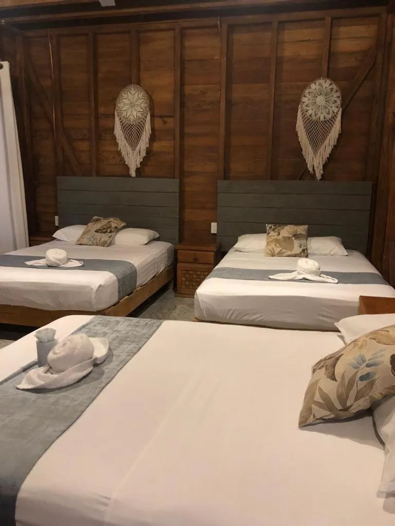 Bed in Cabañas Chac Mool Downtown