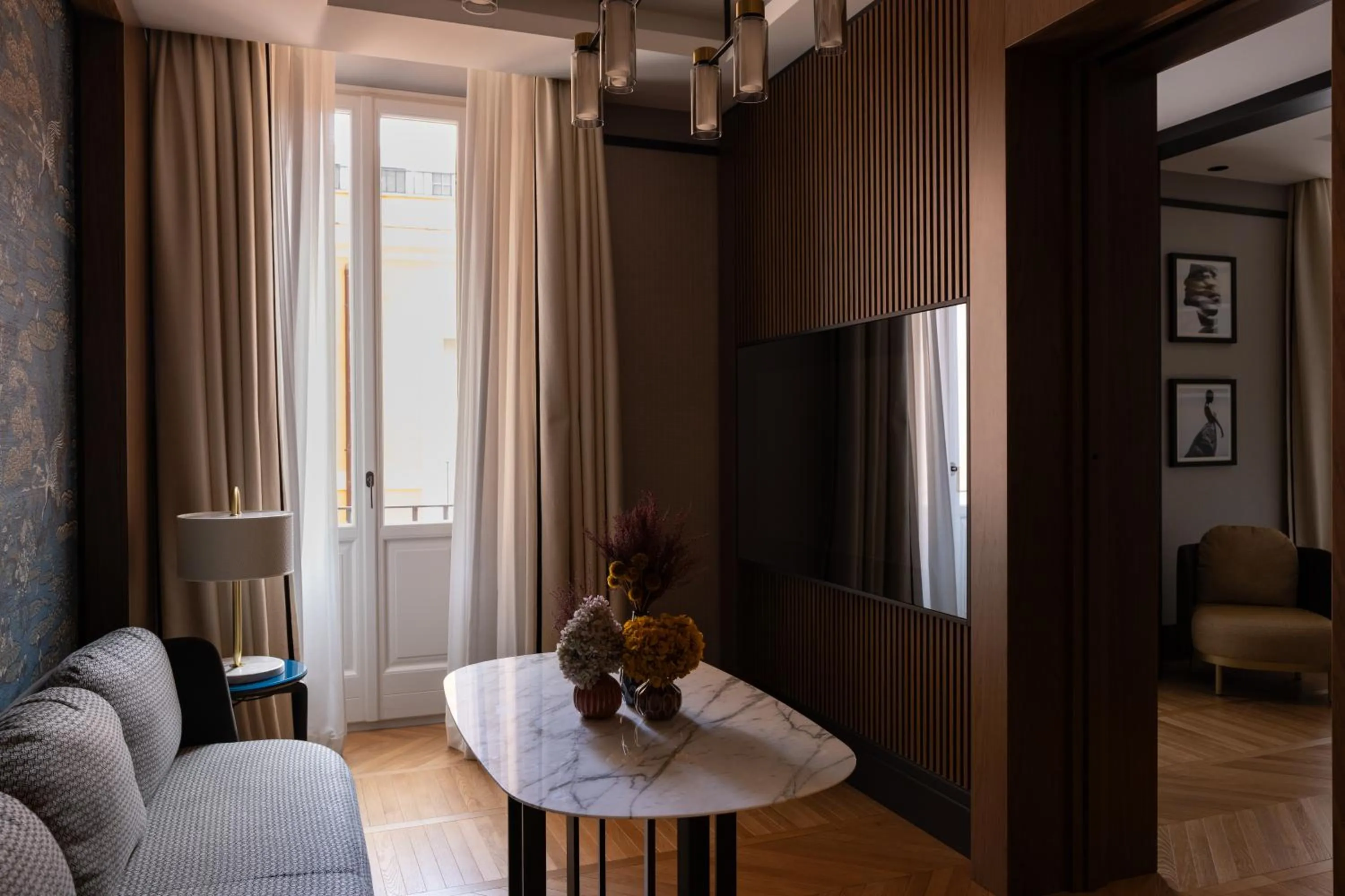 Living room in Umiltà 36