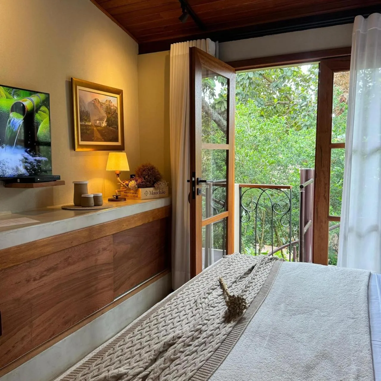 Bed in Refúgio na Serra Boutique Hotel
