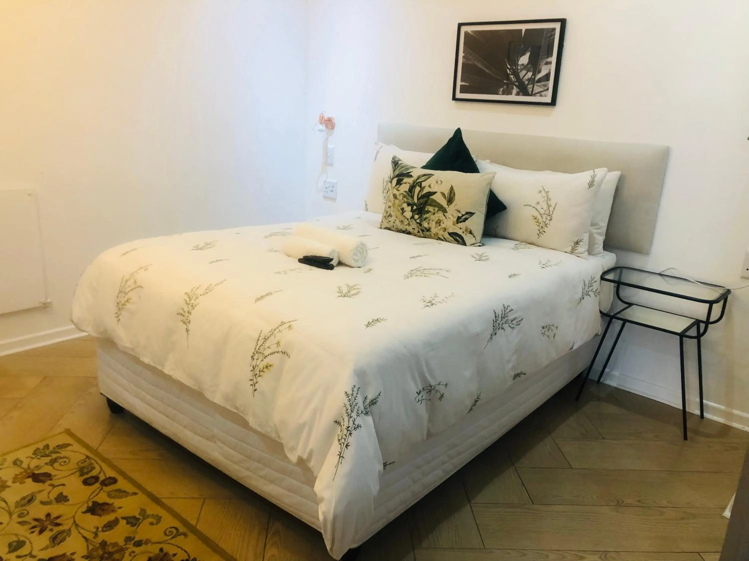 Bed in Bluebanana Lodge