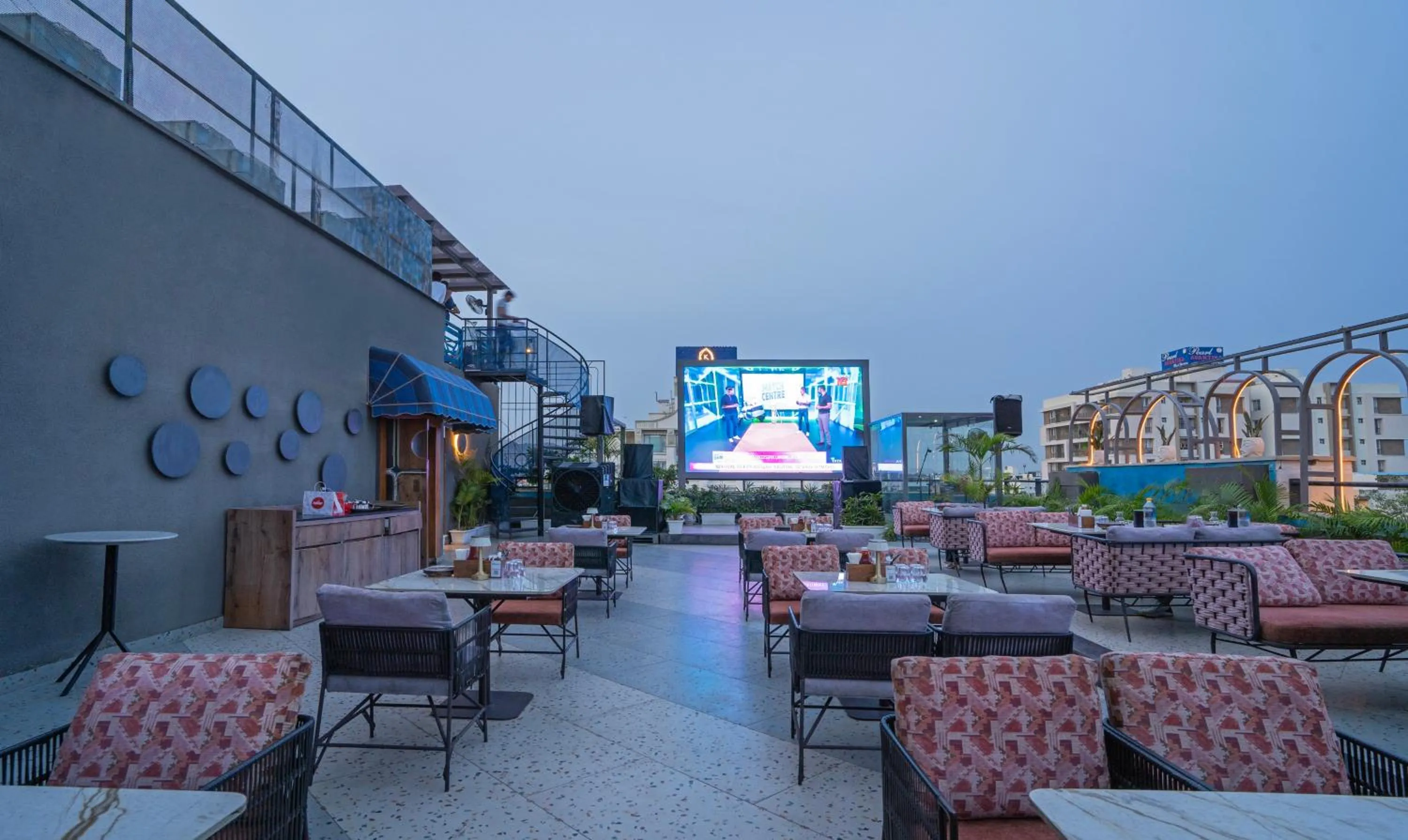 Seating area in Treebo Premium Baramasi By Jai Club Prime