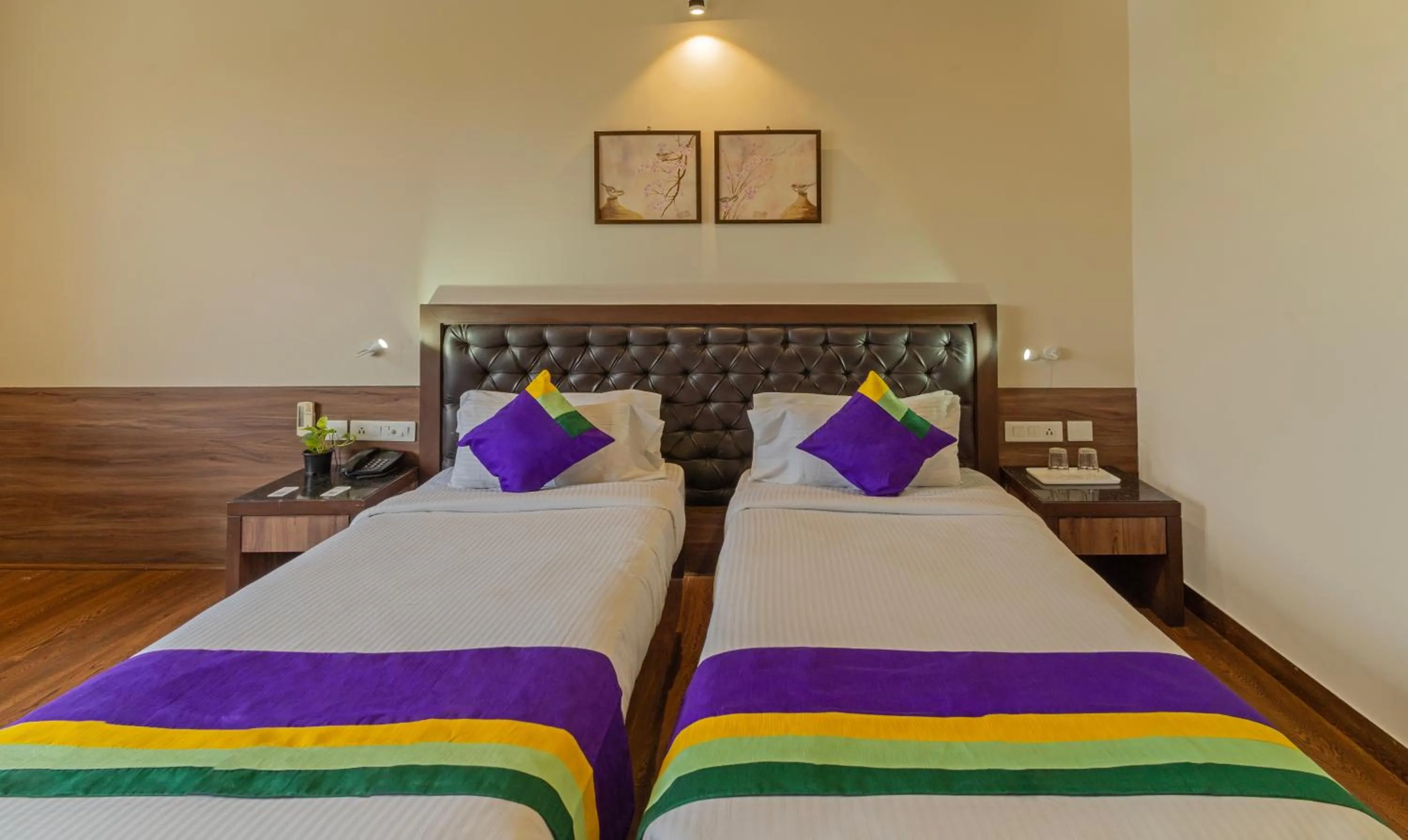 Bed in Treebo Premium Baramasi By Jai Club Prime