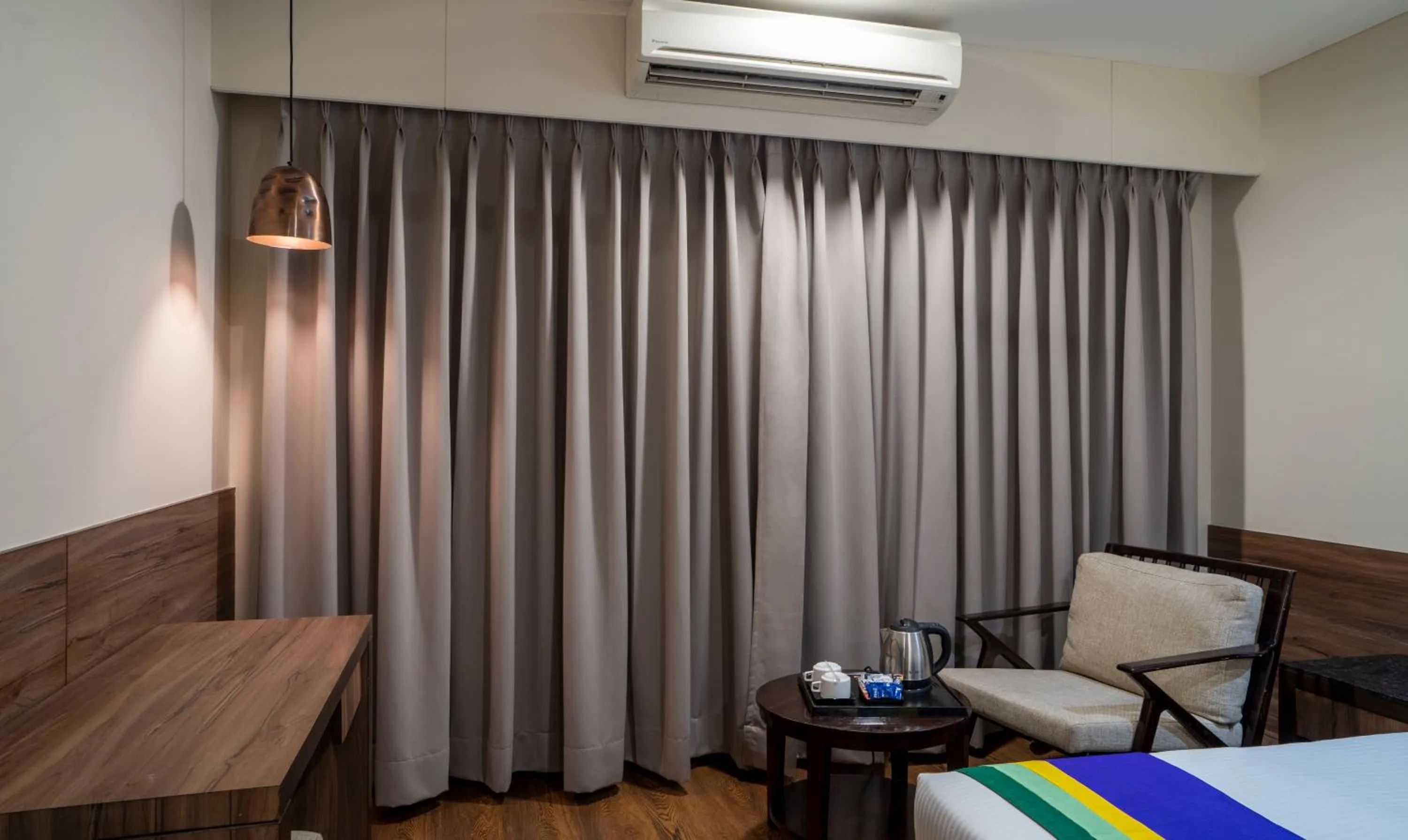 Seating area in Treebo Premium Baramasi By Jai Club Prime