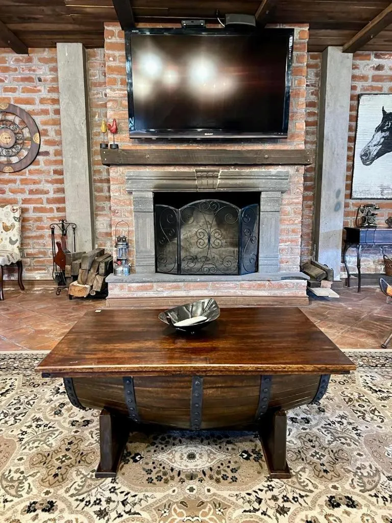 Living room in Hacienda Santa Ana Lodging