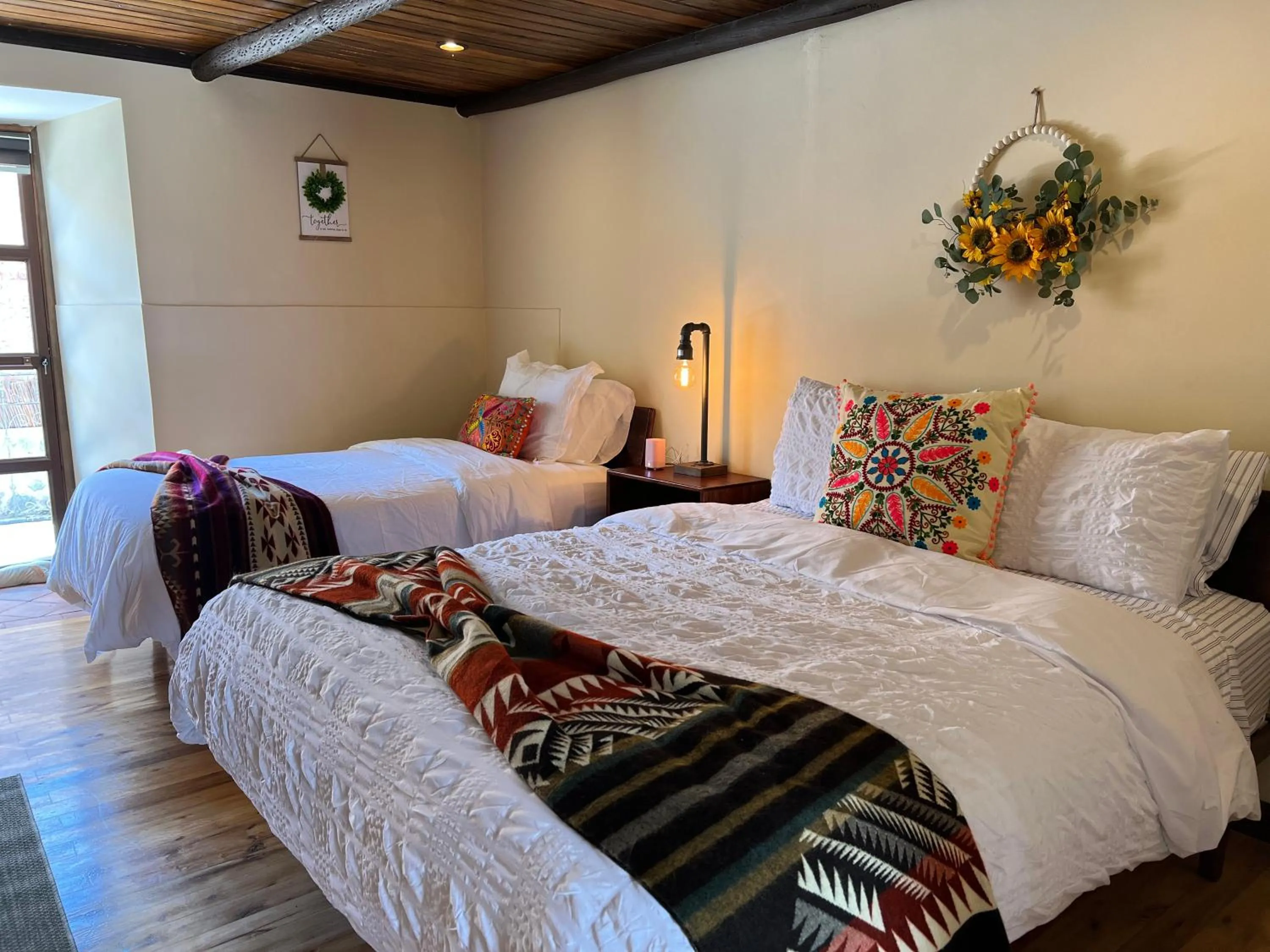 Bed in Hacienda Santa Ana Lodging